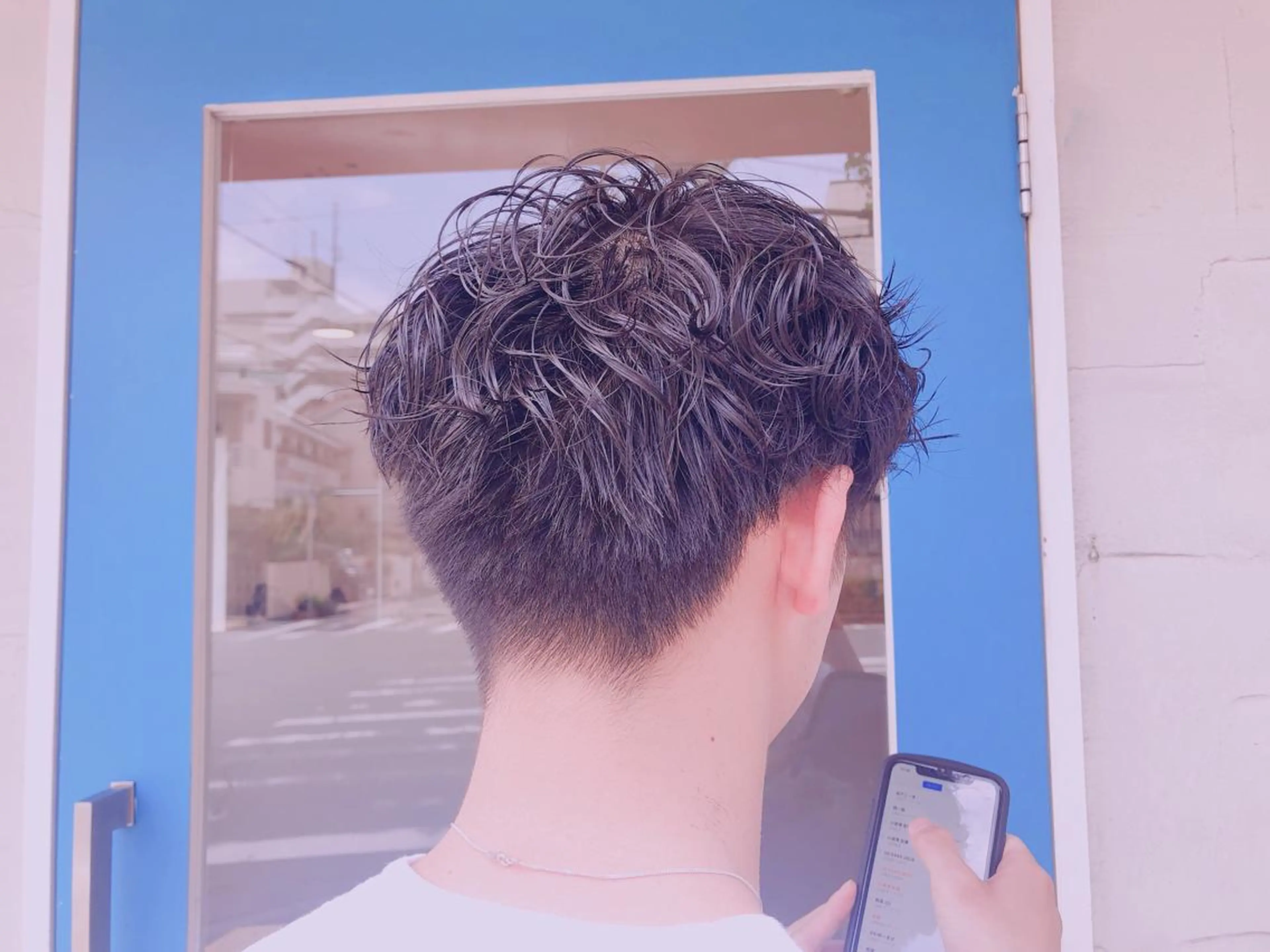 ショート パーマ メンズ loop hair所属・kohatsu こはっちゃんのネイルデザイン