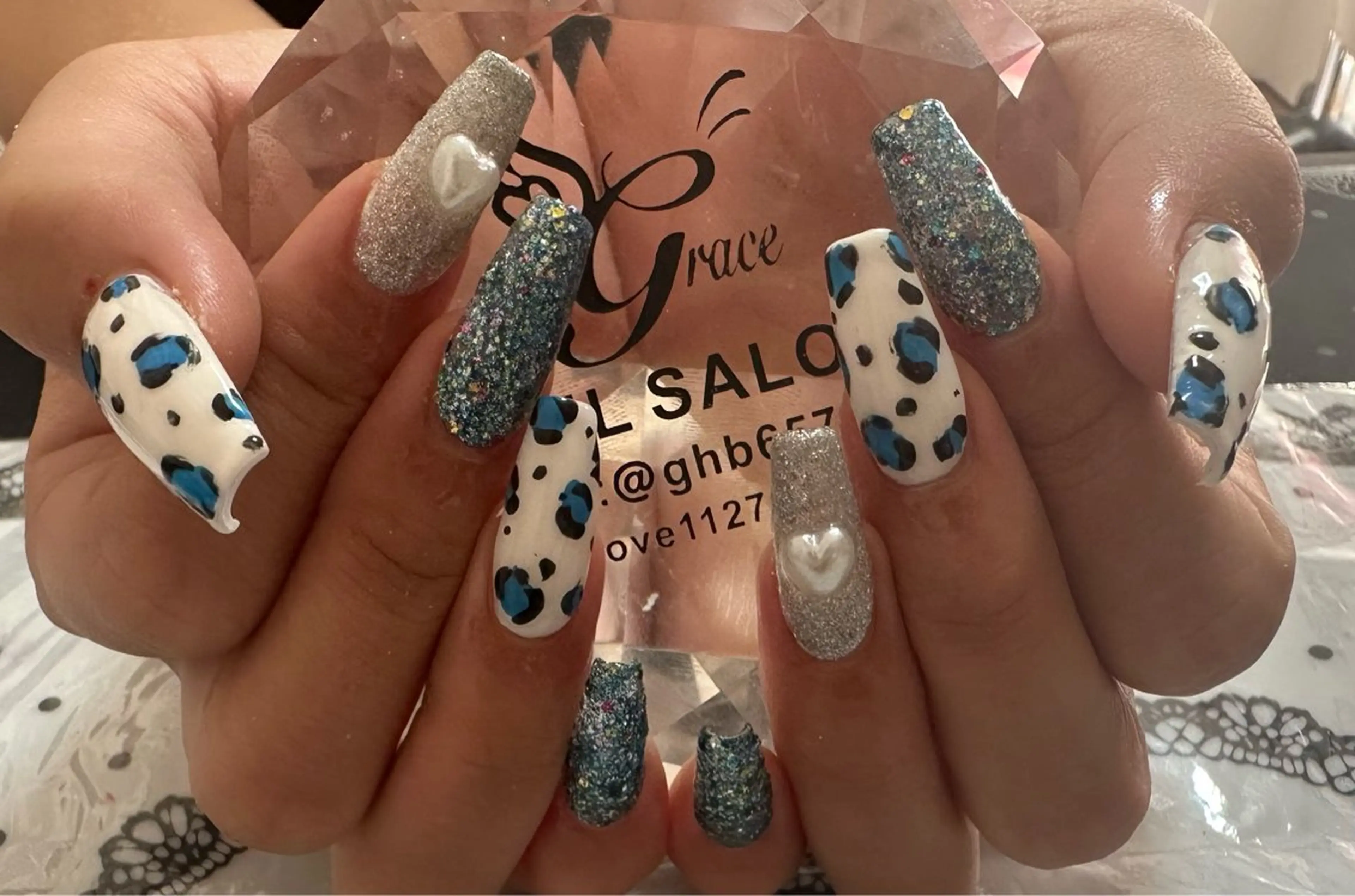 ロング grace グレースのネイルデザイン