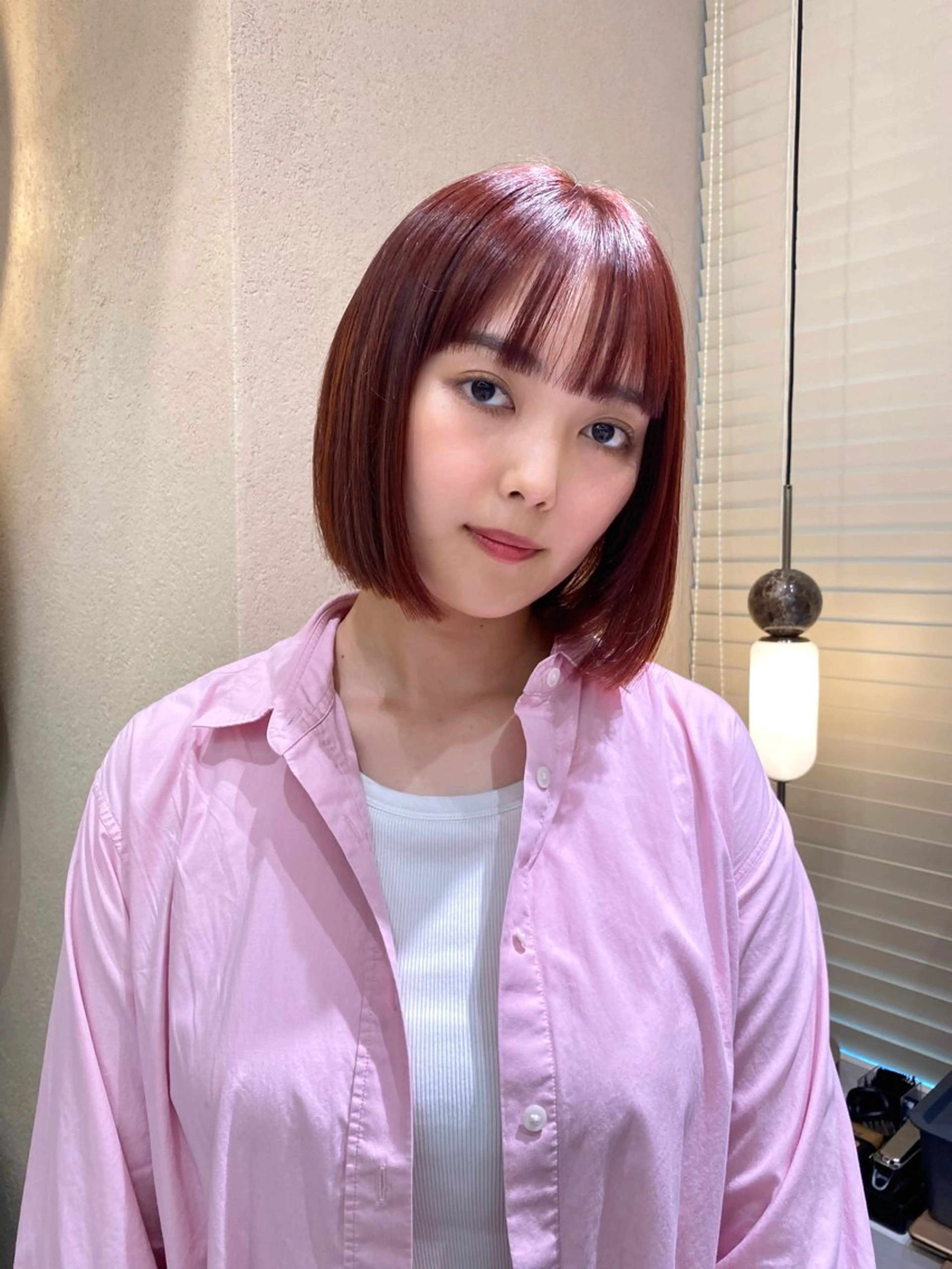 ショート カラー 🌼ボブ.暖色 🌼浅井 遥のヘアスタイル