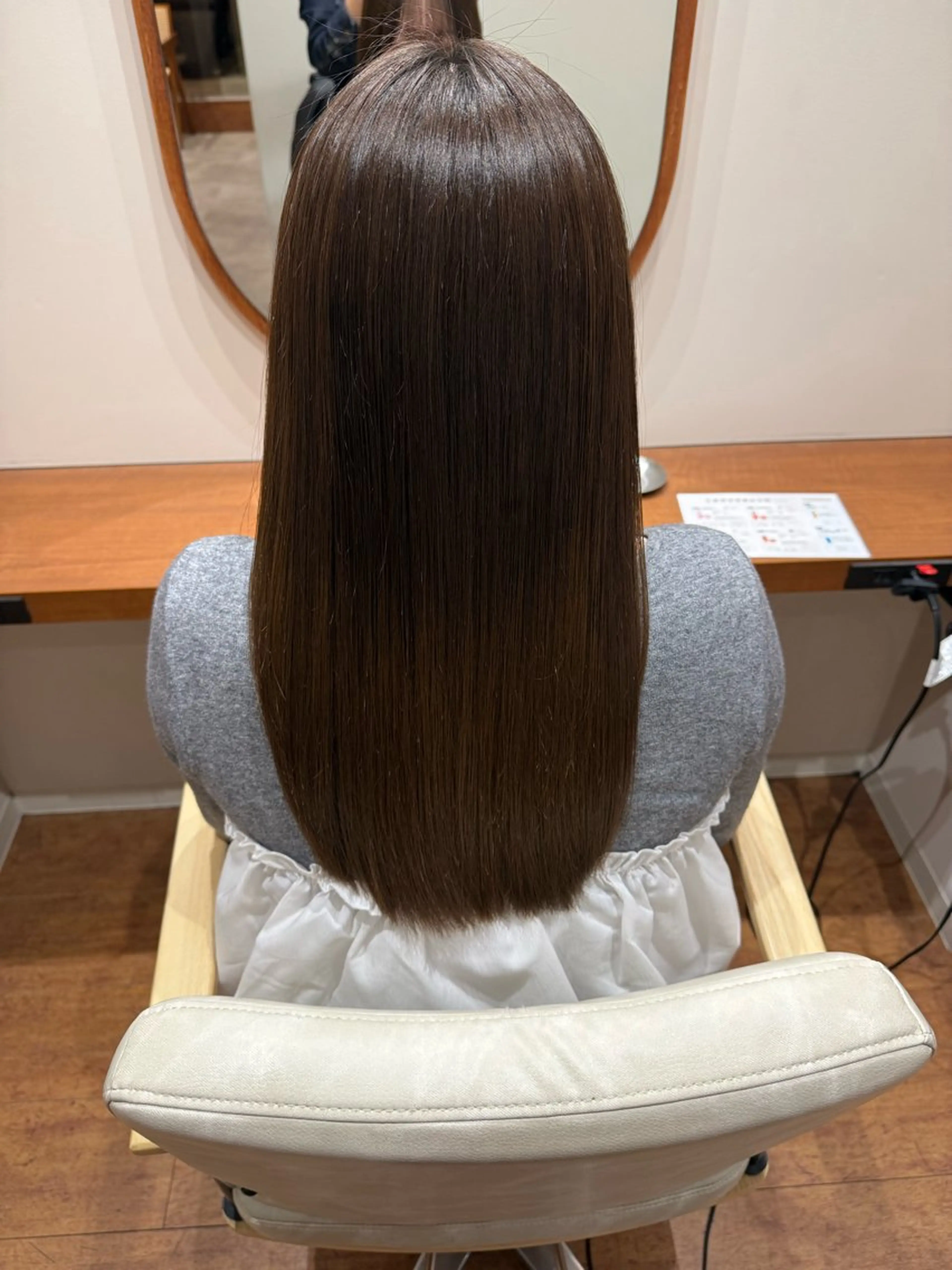 セミロング ケアカラー 髪質改善 カット ヘアカラー トリートメント Zina吉祥寺 /縮毛矯正/美髪✨のヘアスタイル