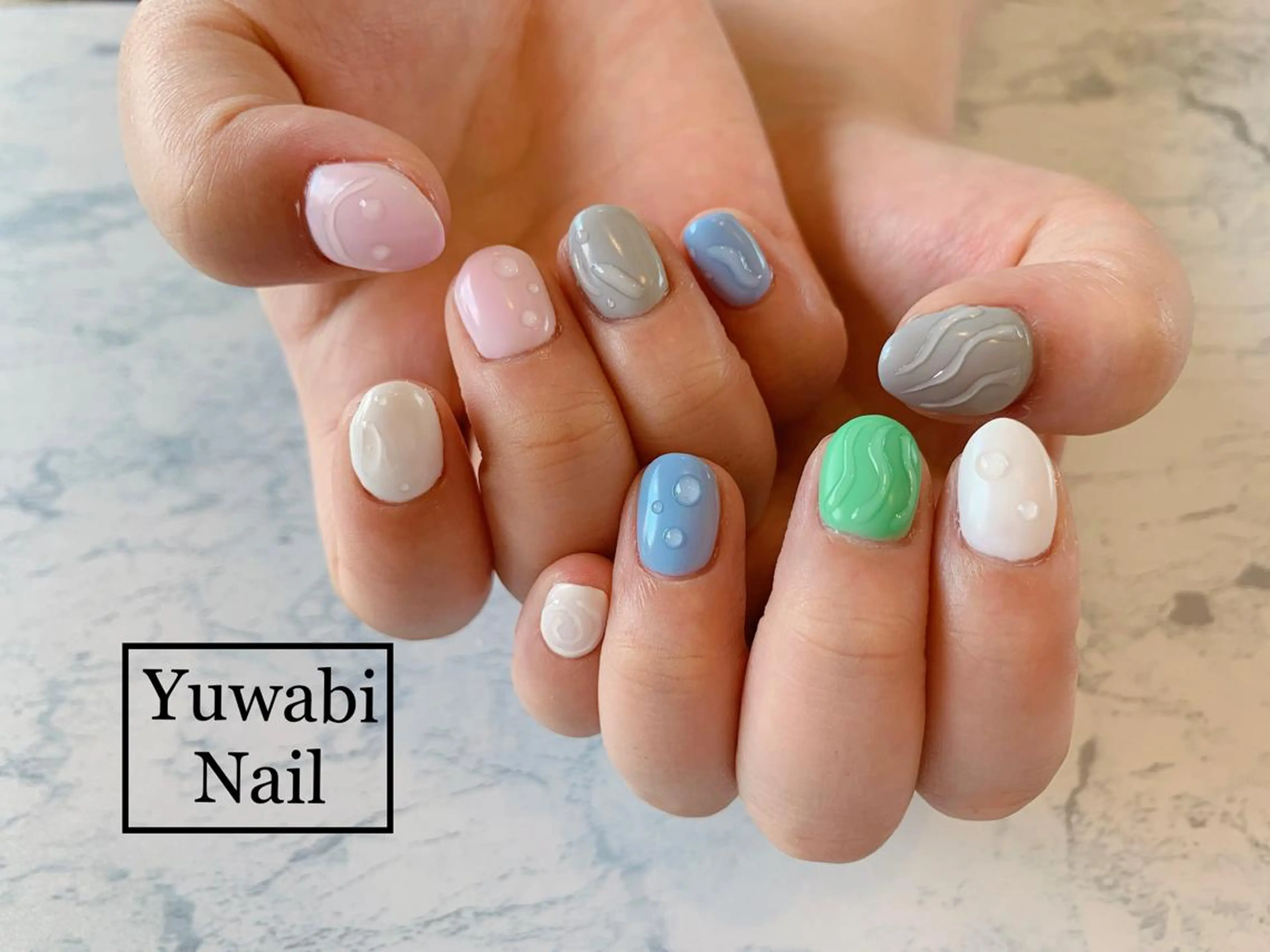 ネイル ハンドネイル フットネイル Yuwabi Nail所属・Mimore ミモア 水戸のネイルデザイン