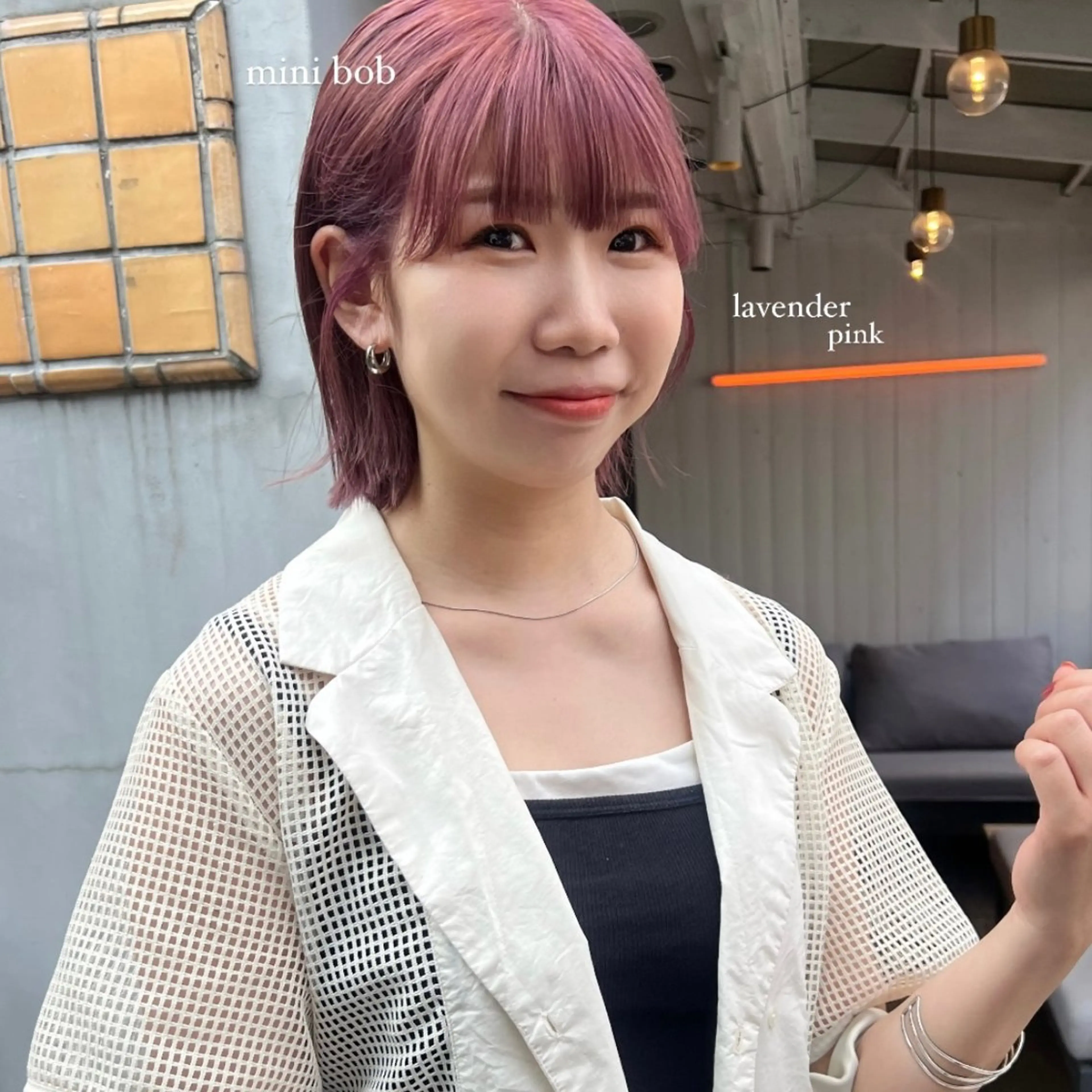 ミディアム カット ヘアカラー トリートメント AI TOKYO　S所属・mizuki 【韓国レイヤー】のヘアスタイル