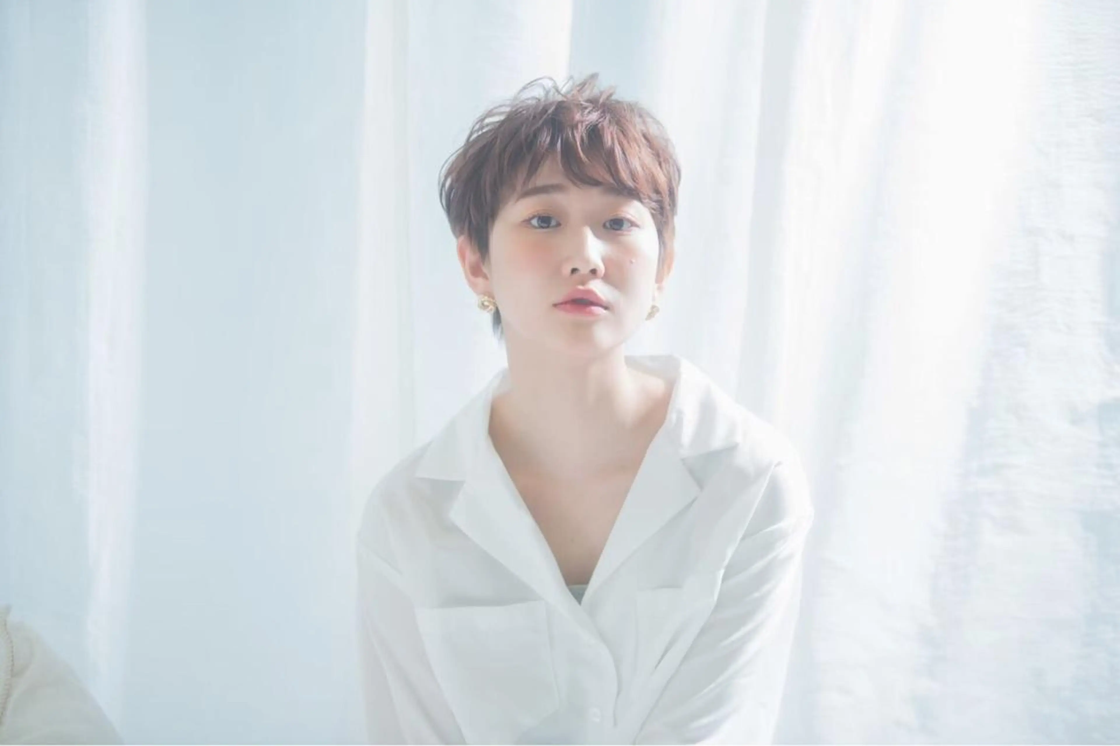 ショート パーマ ショートヘア 星 沙織のヘアスタイル