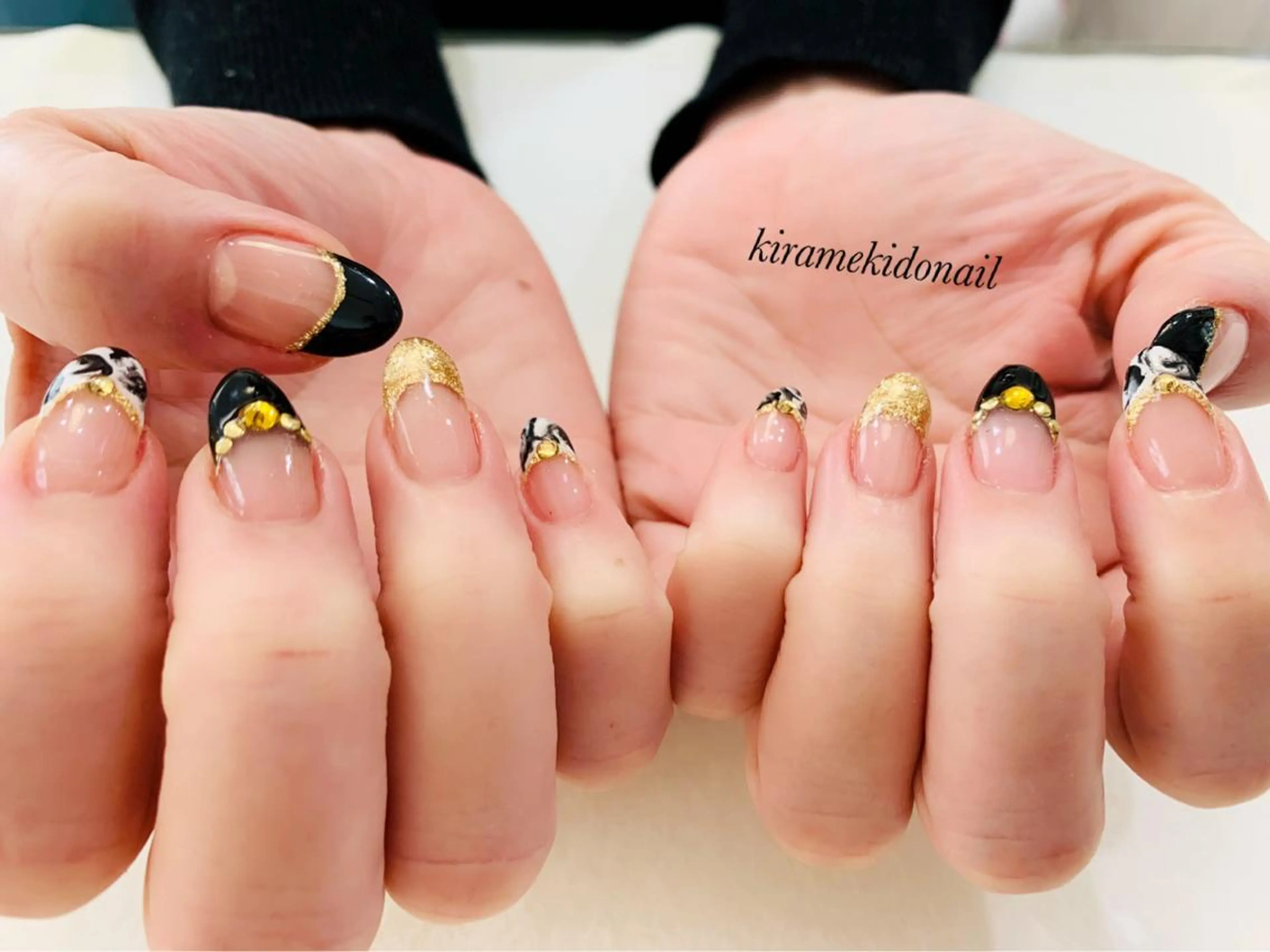ネイル ハンドネイル kiramekido nail salon所属・林 禅のネイルデザイン