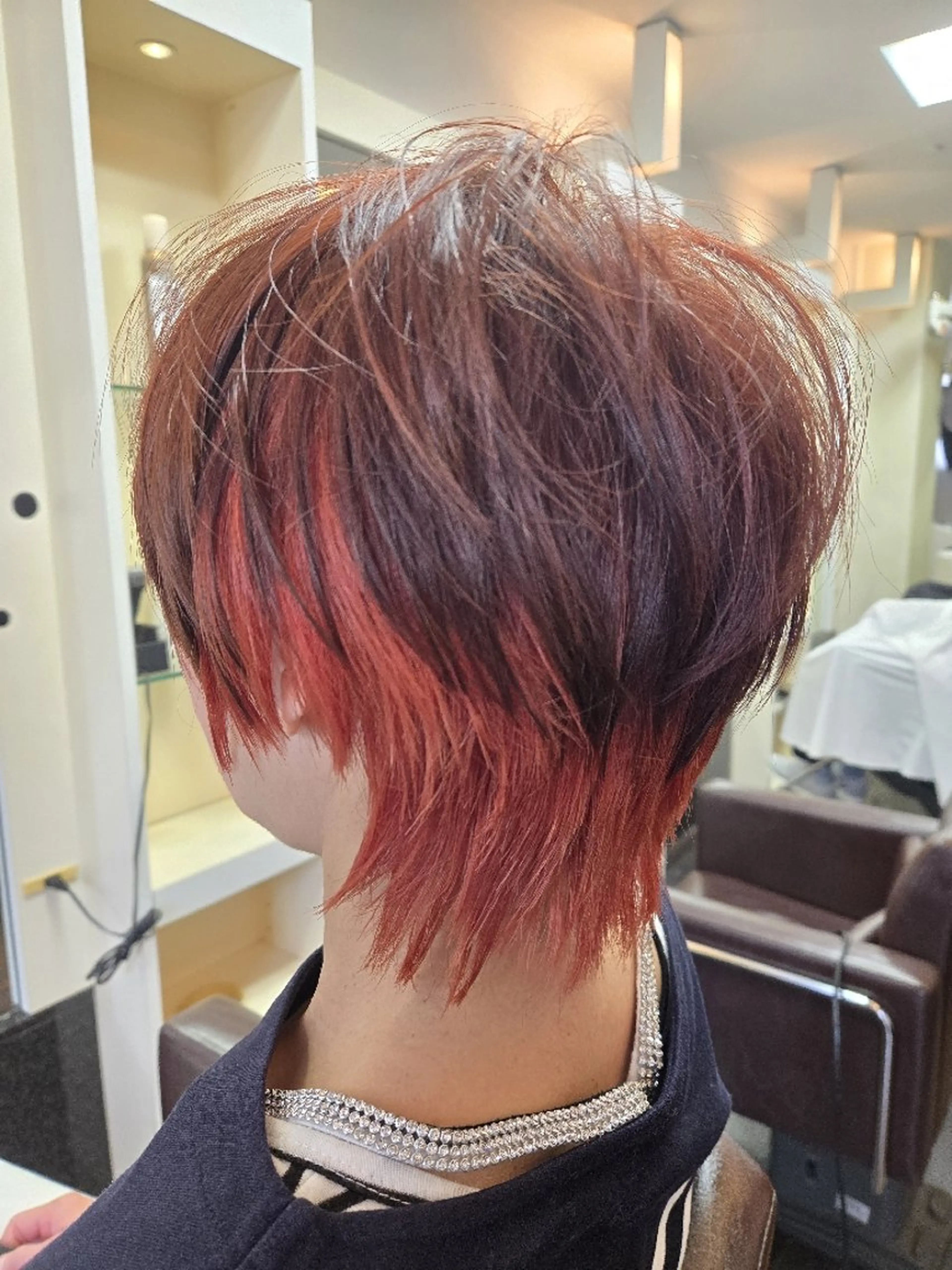 ショート カラー デザインカラー カット ヘアカラー 遠藤 史秋のヘアスタイル