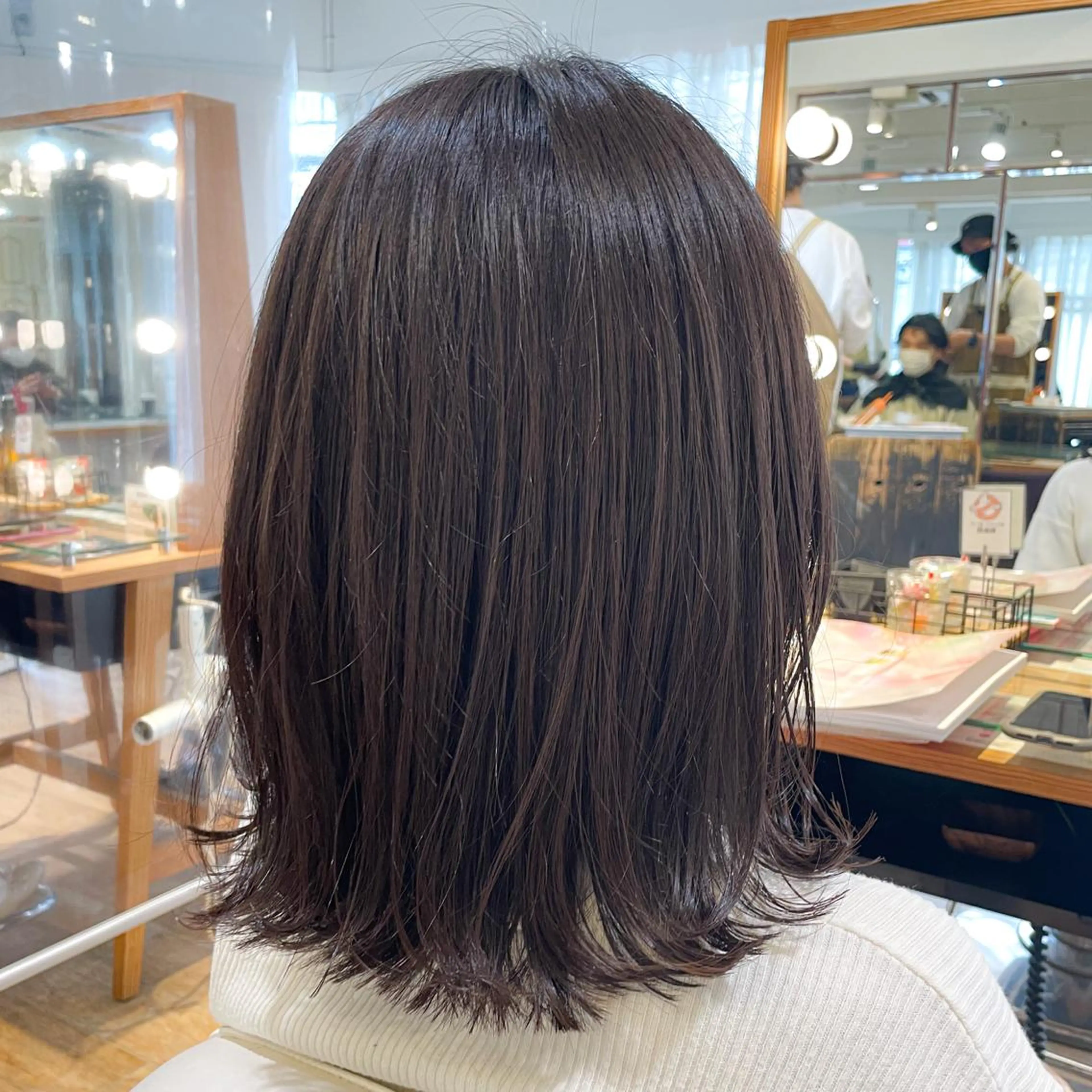 ミディアム カラー カット ヘアカラー ✨カラー支持No.1 🧸ワキ カナコ🧸のヘアスタイル