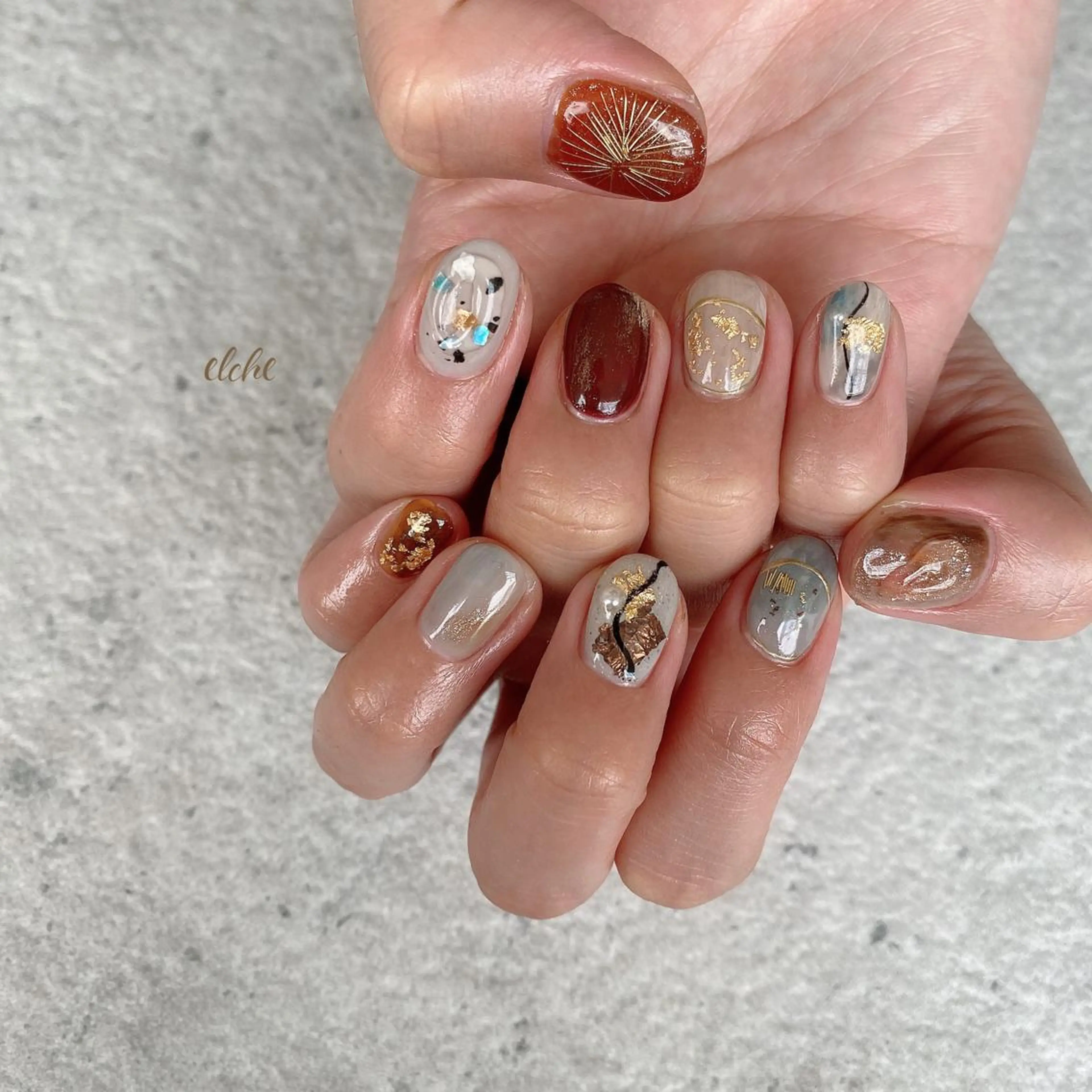 ネイル アートネイル Rio 𓍼のネイルデザイン