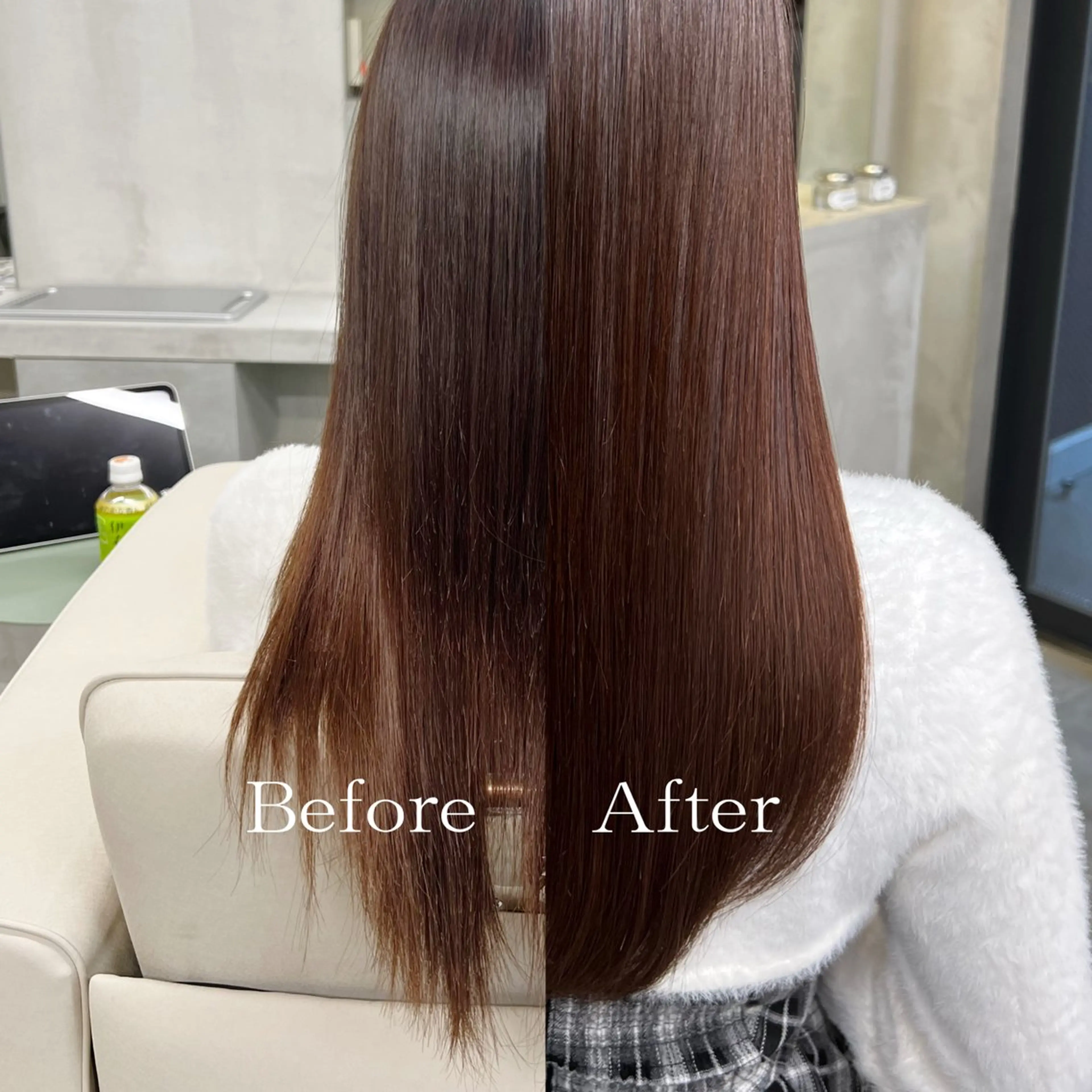 セミロング トリートメント ヘッドスパ THE AWESUM所属・艶神/髪質根本改善 韓国発プリンセスケアのヘアスタイル