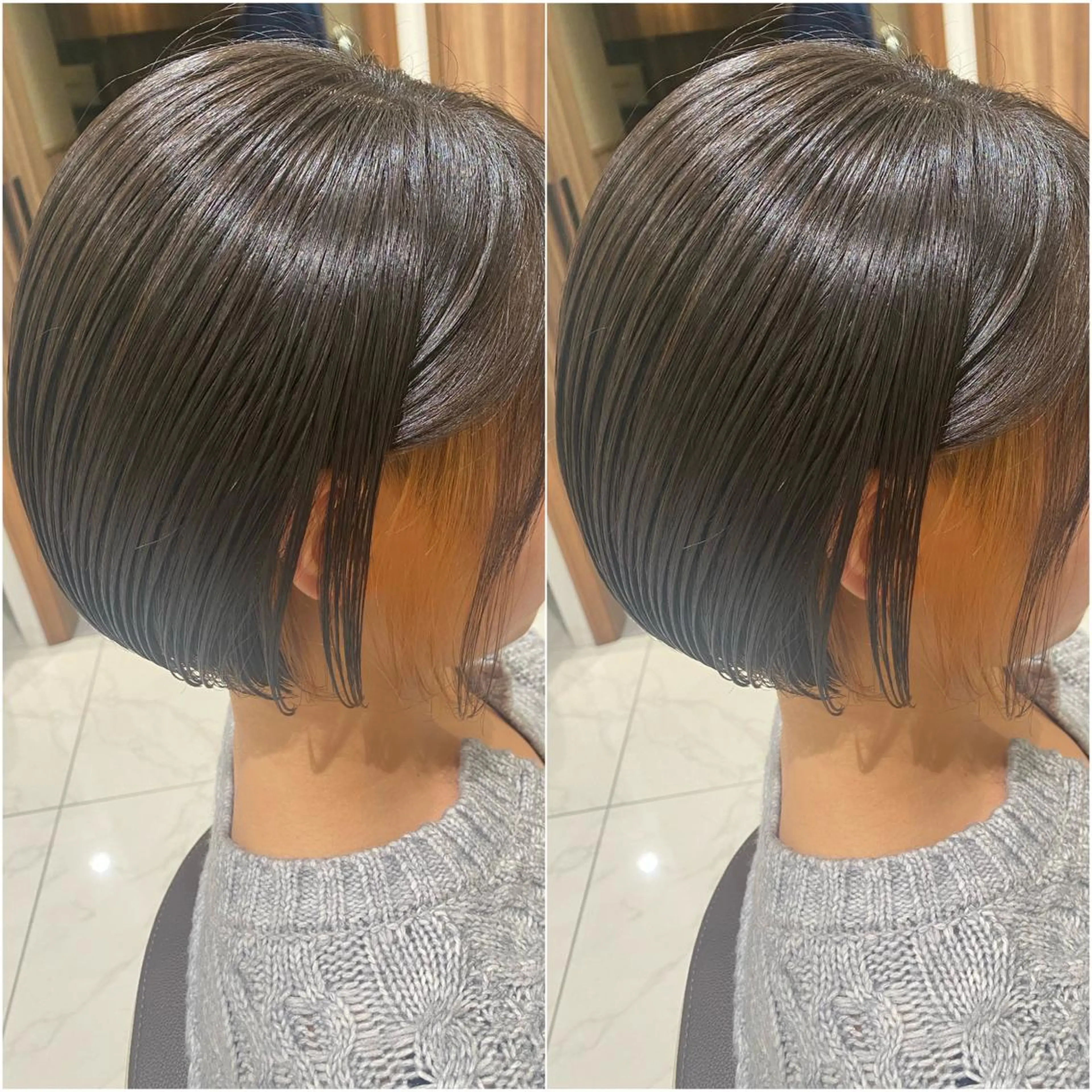 ショート カラー 全席個室　暖色カラー Zina松園優香🌸のヘアスタイル