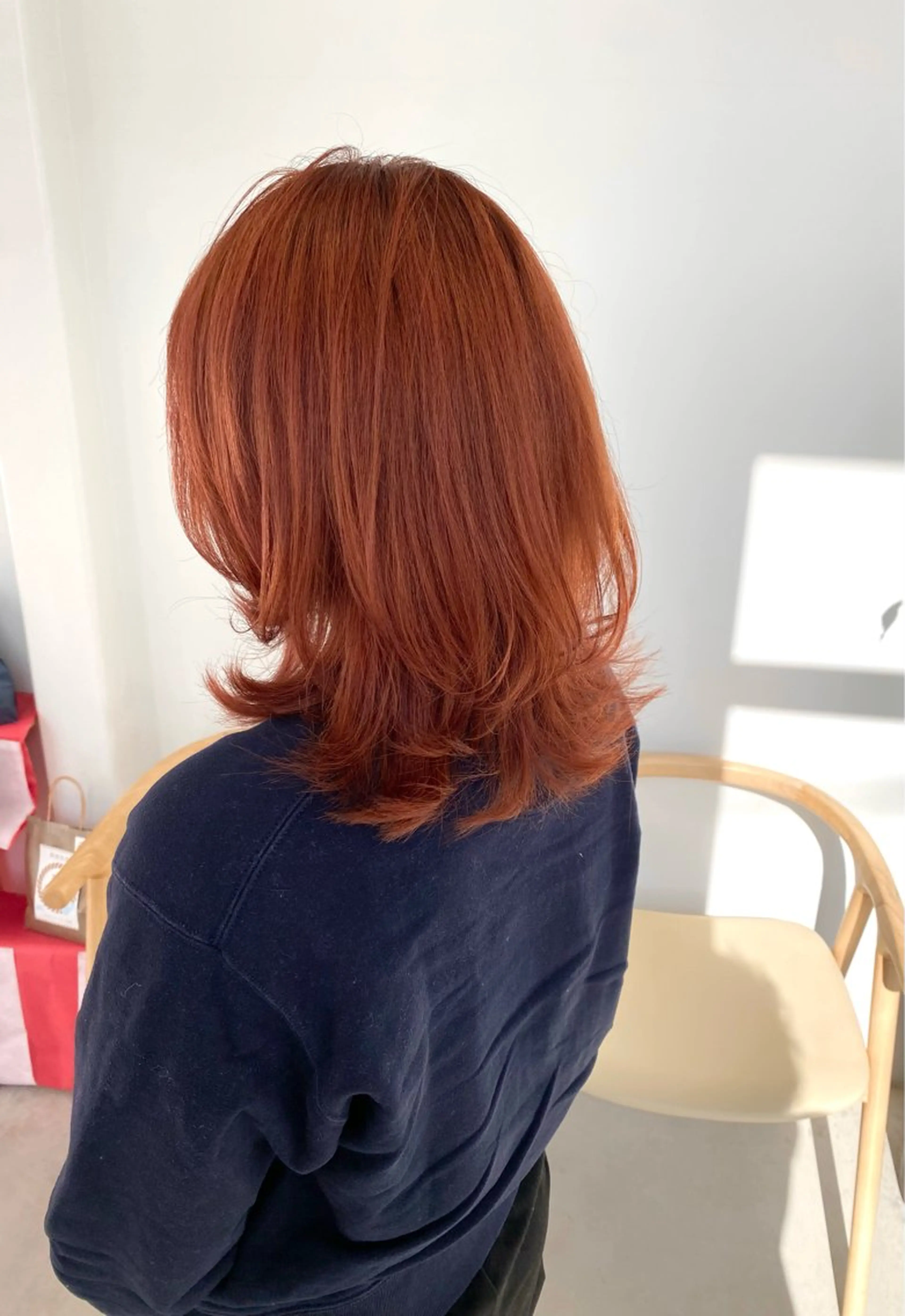 ミディアム カラー ブリーチ カシス オレンジ シェアサロンR所属・川合 勇気のヘアスタイル