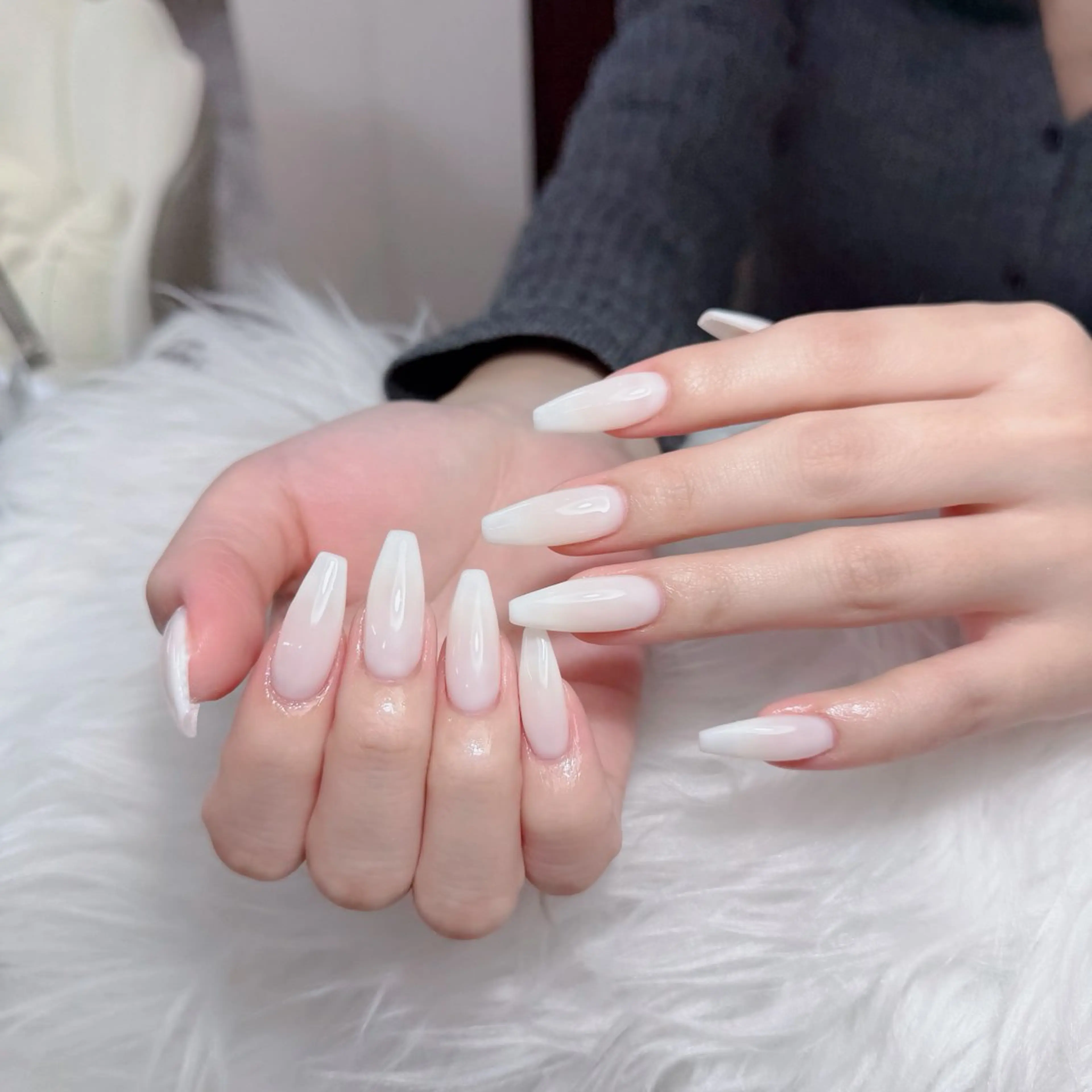 ネイル アートネイル フレンチネイル ジェルネイル 韓国ネイル マグネットネイル ハンドネイル Lenie Nail Okuboのネイルデザイン