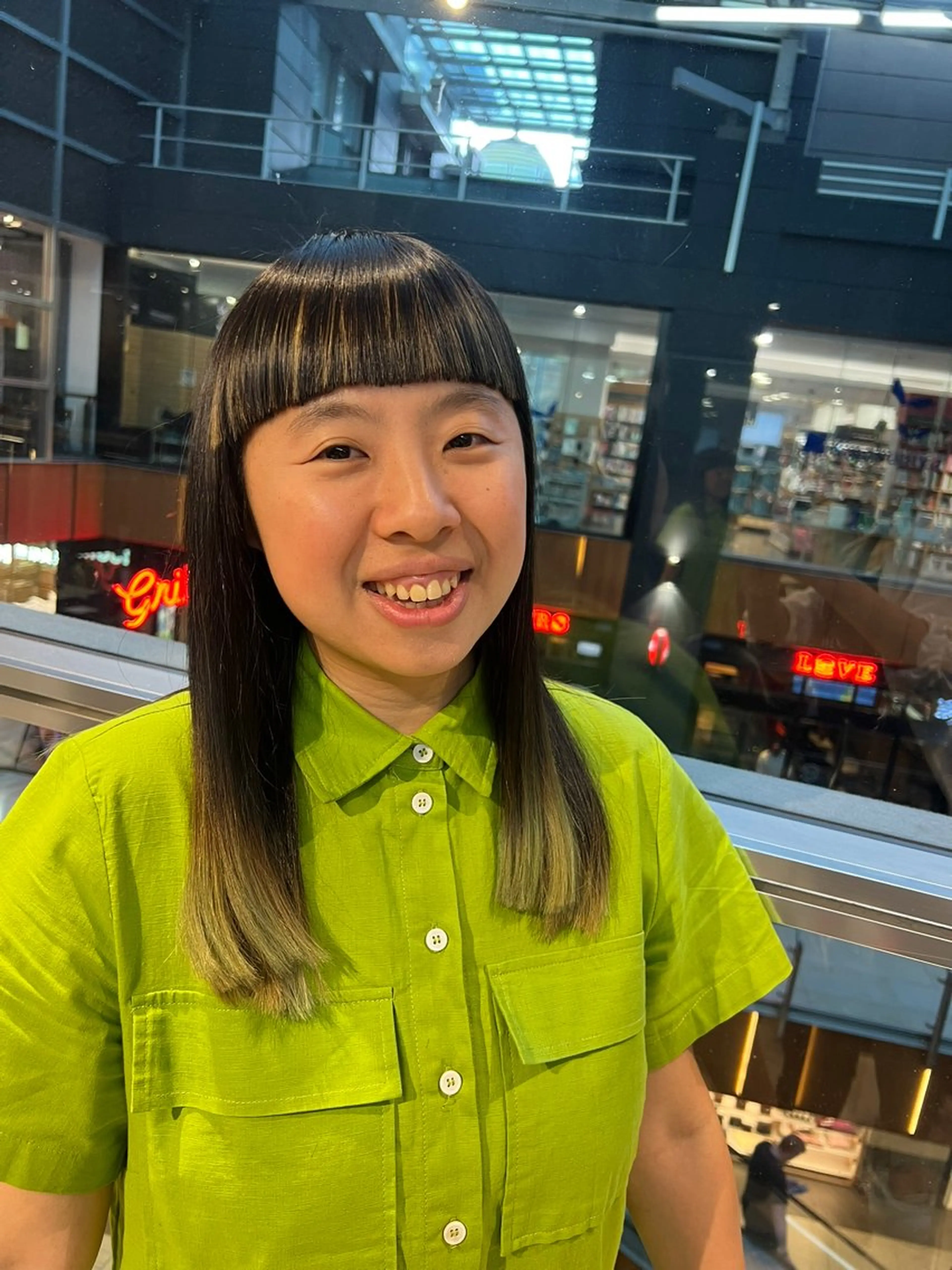 セミロング 舟橋 瑞稀のヘアスタイル