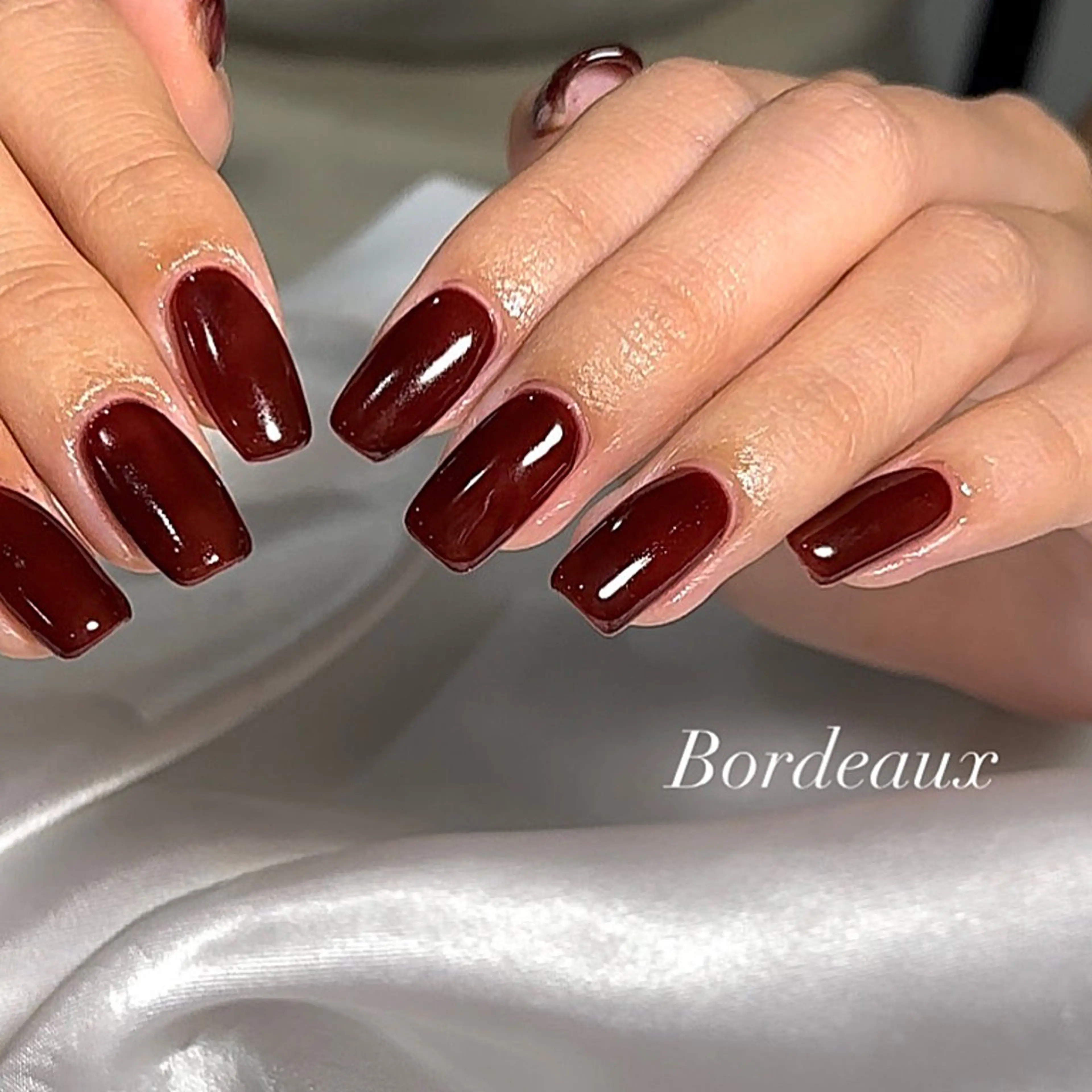 ネイル ボルドー ハンドネイル nailsalon  TORONのネイルデザイン