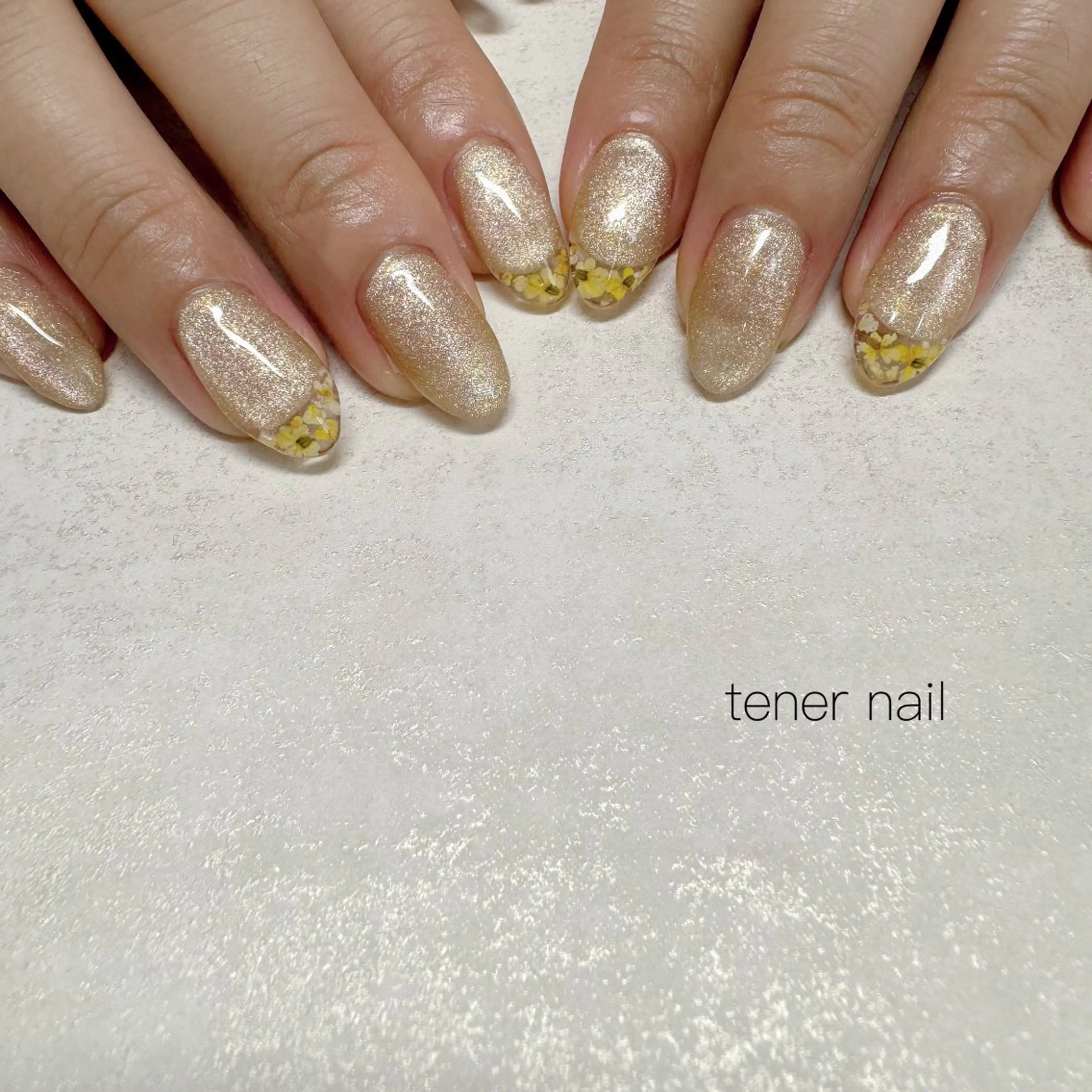 ネイル クリアネイル フラワーネイル フレンチネイル ハンドネイル tener  nail  テネルネイル所属・テネルネイル tener nailのネイルデザイン