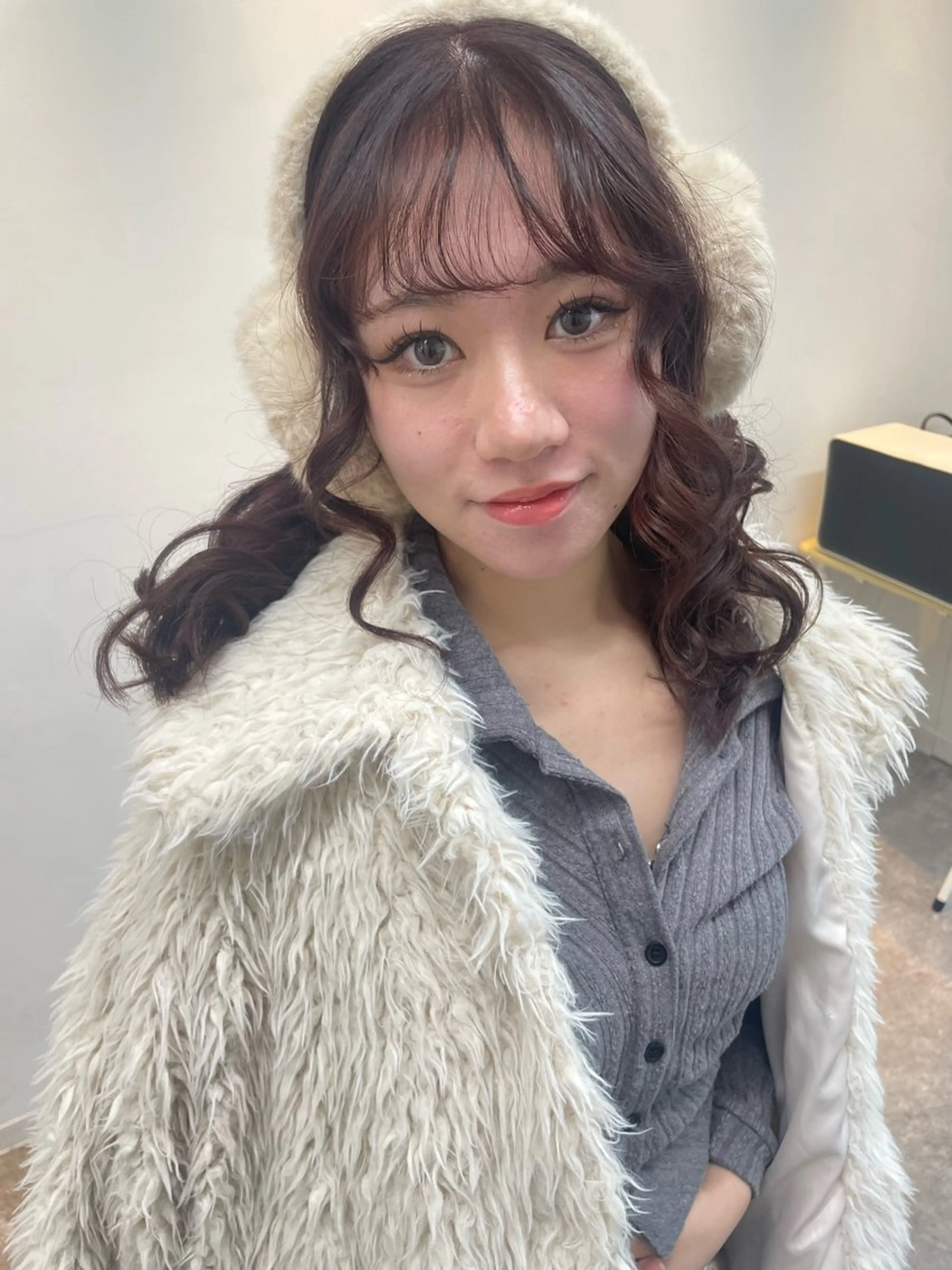 セミロング 札幌クロスパーマ /🎀柴田ひな🎀のヘアスタイル