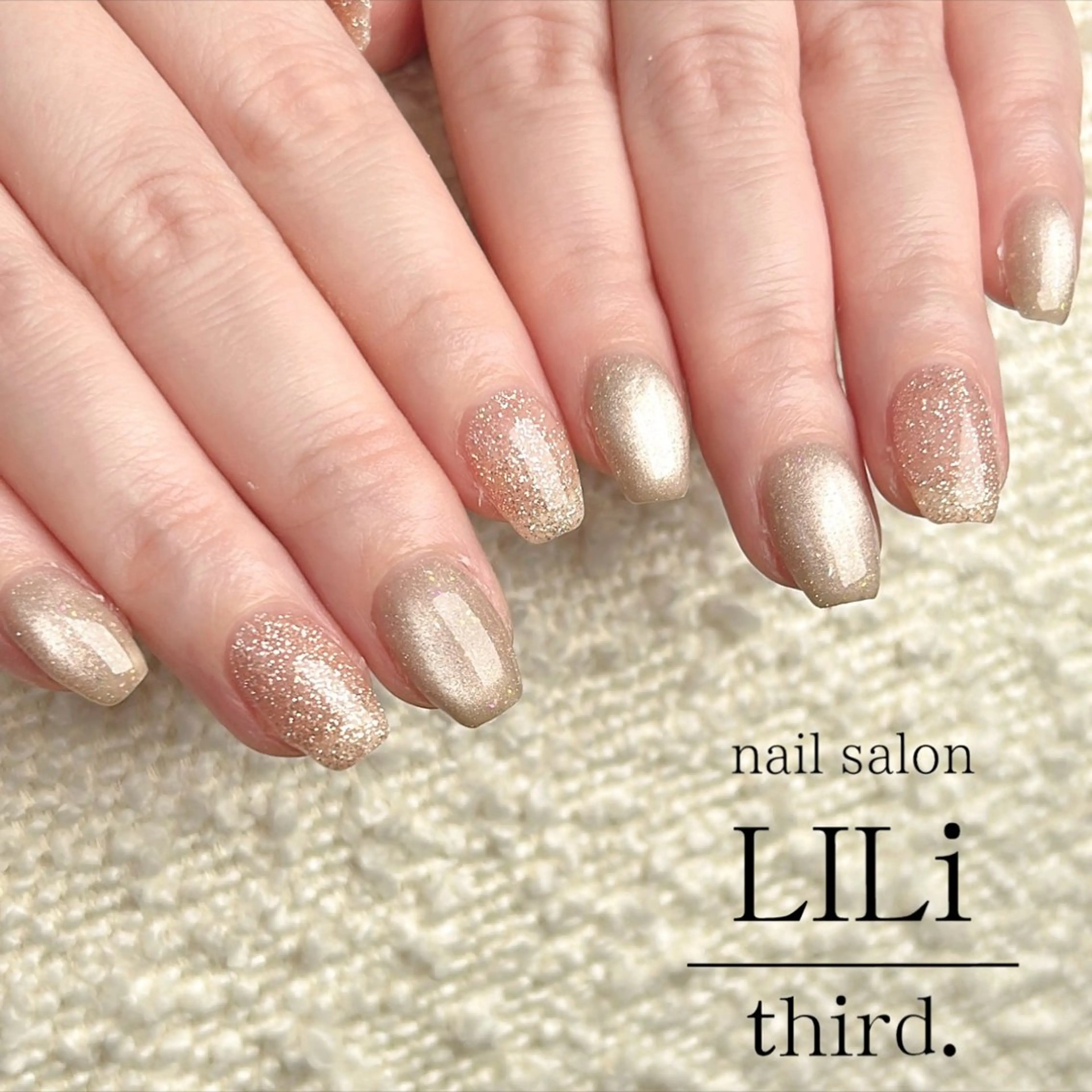 ネイル フラッシュネイル マグネットネイル ハンドネイル nail salon LILi third.所属・Saya ᵕ̈*のネイルデザイン