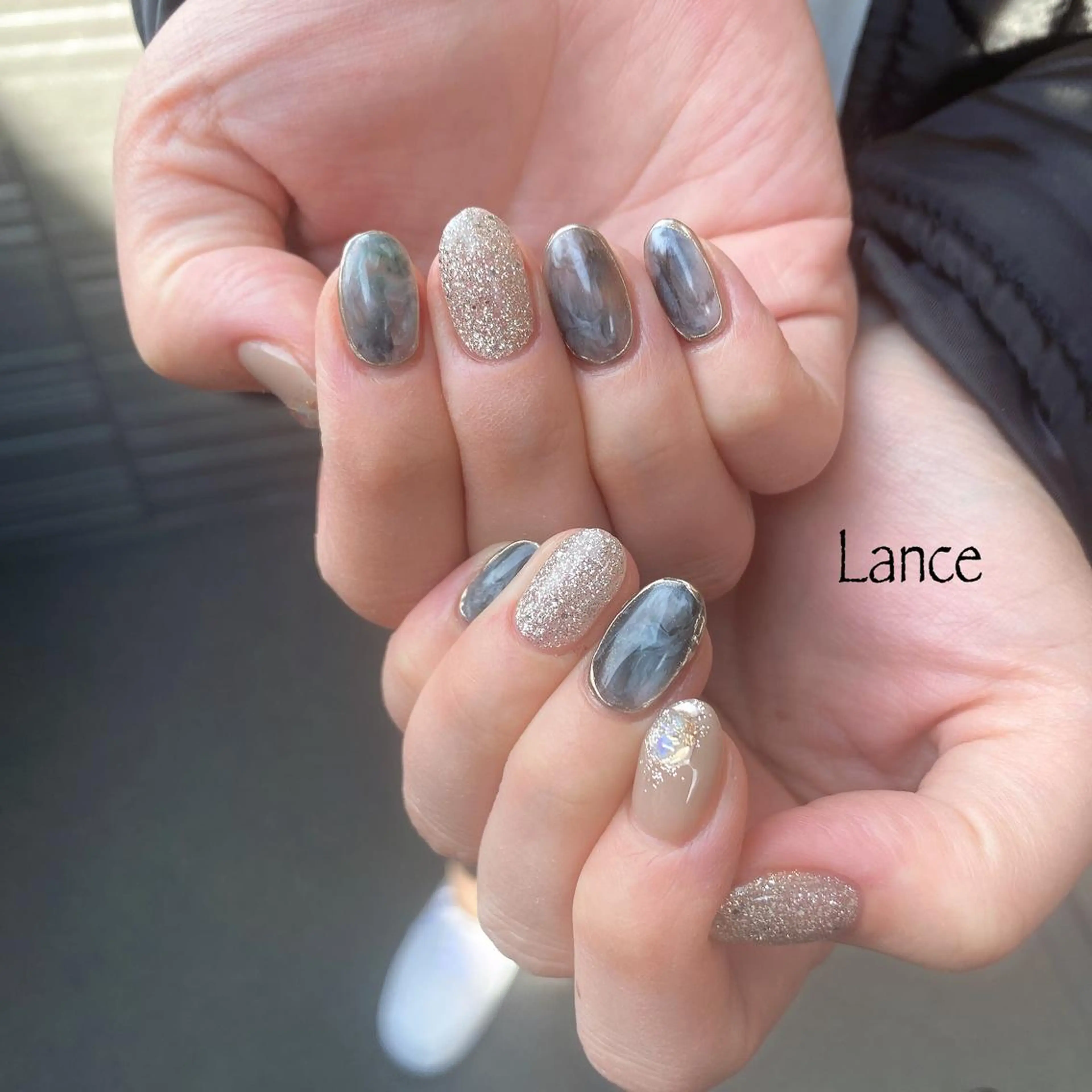 ミディアム ハンドネイル Lance nailのネイルデザイン