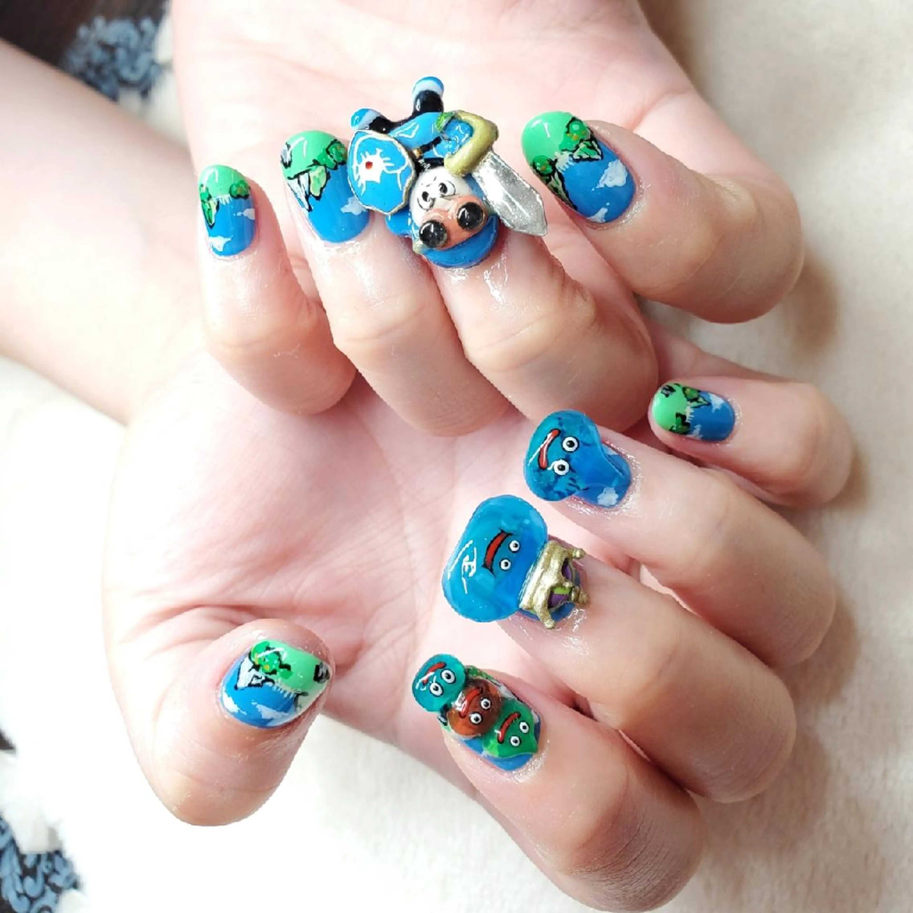 ネイル アートネイル ジェルネイル おで@ oderi_nailのネイルデザイン