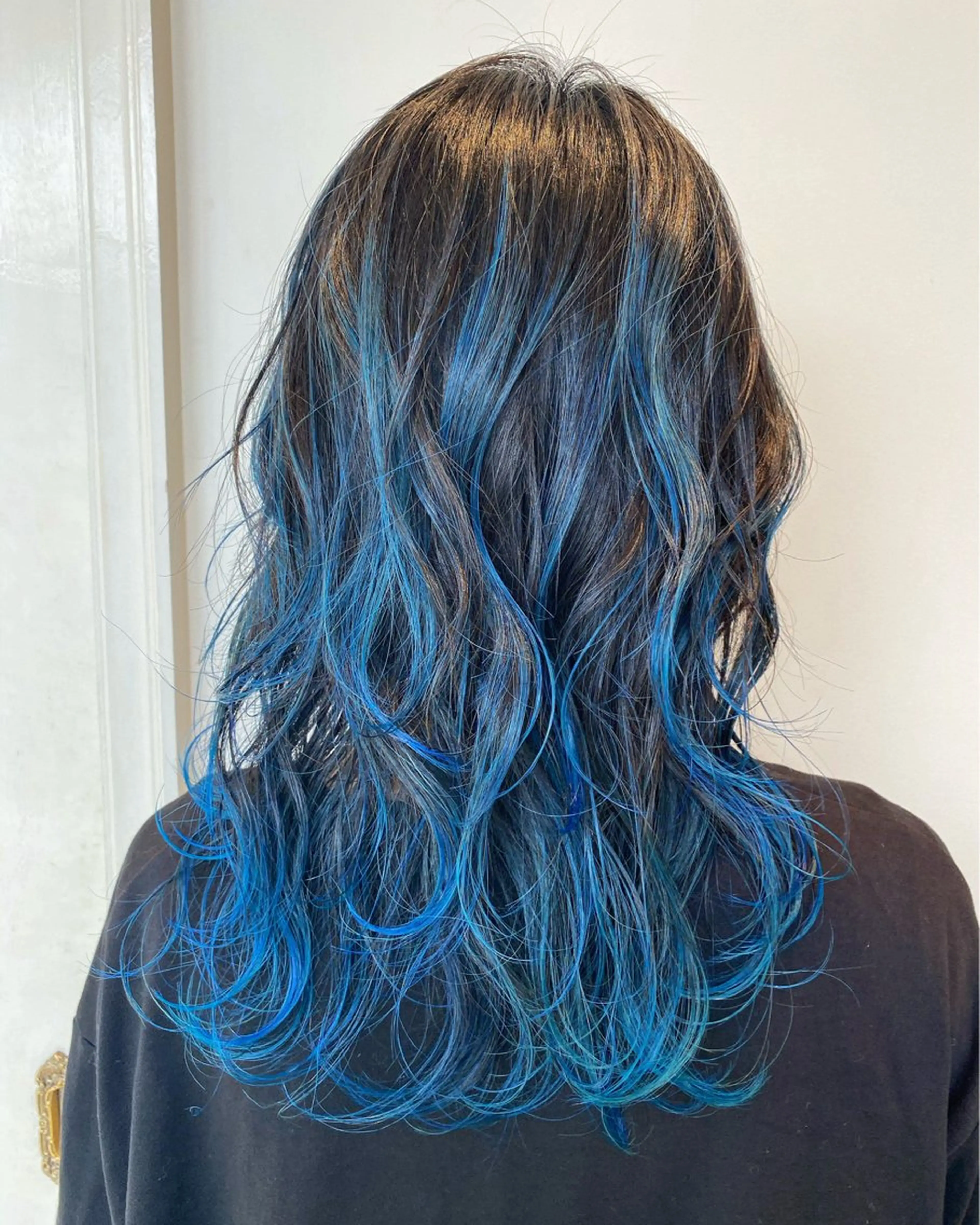 セミロング カラー デザインカラー ◤ Jammin.◢ Mizuho.のヘアスタイル