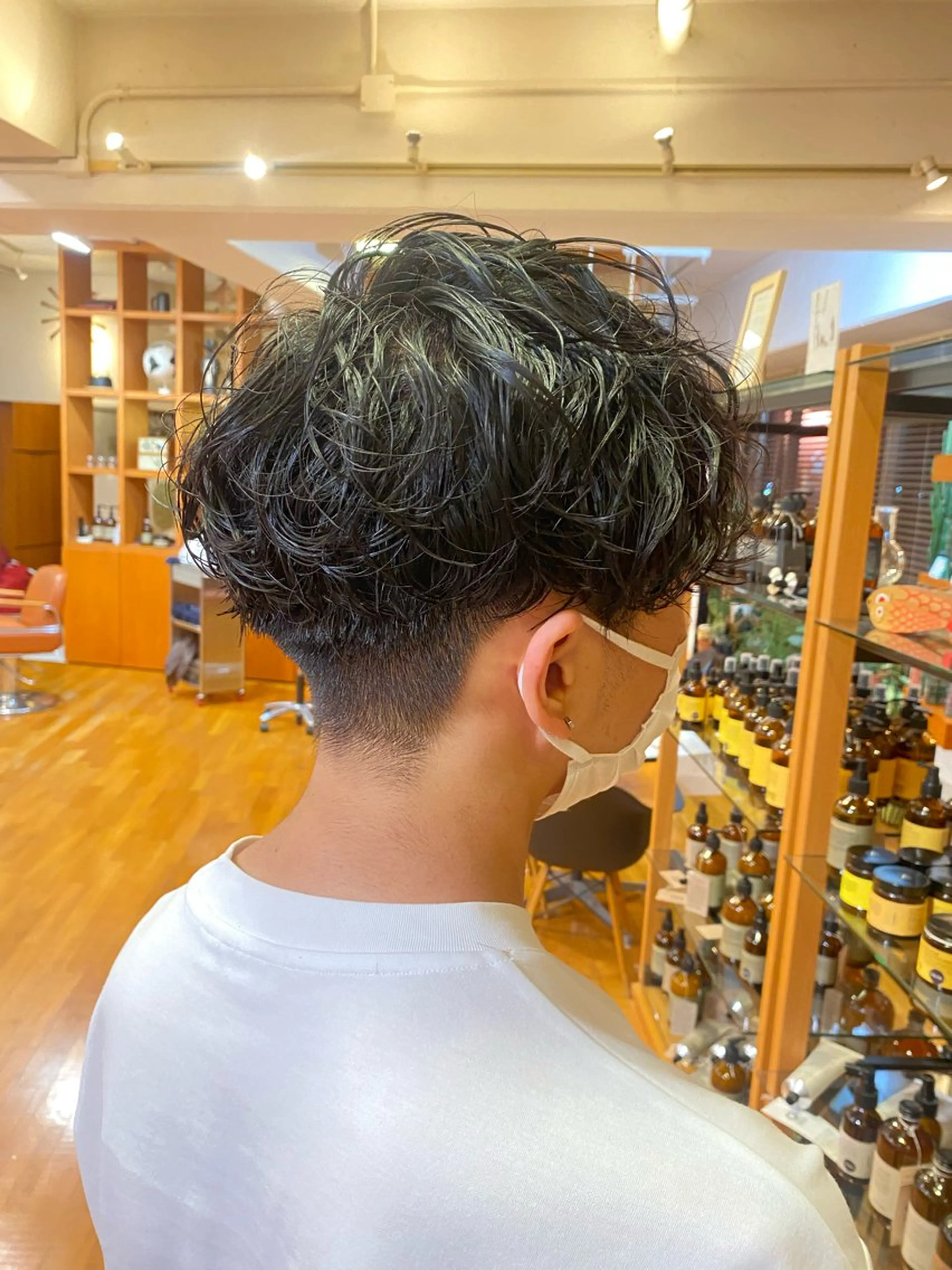 パーマ メンズ メンズパーマ スパイラルパーマ miyu カットモデル募集中のヘアスタイル