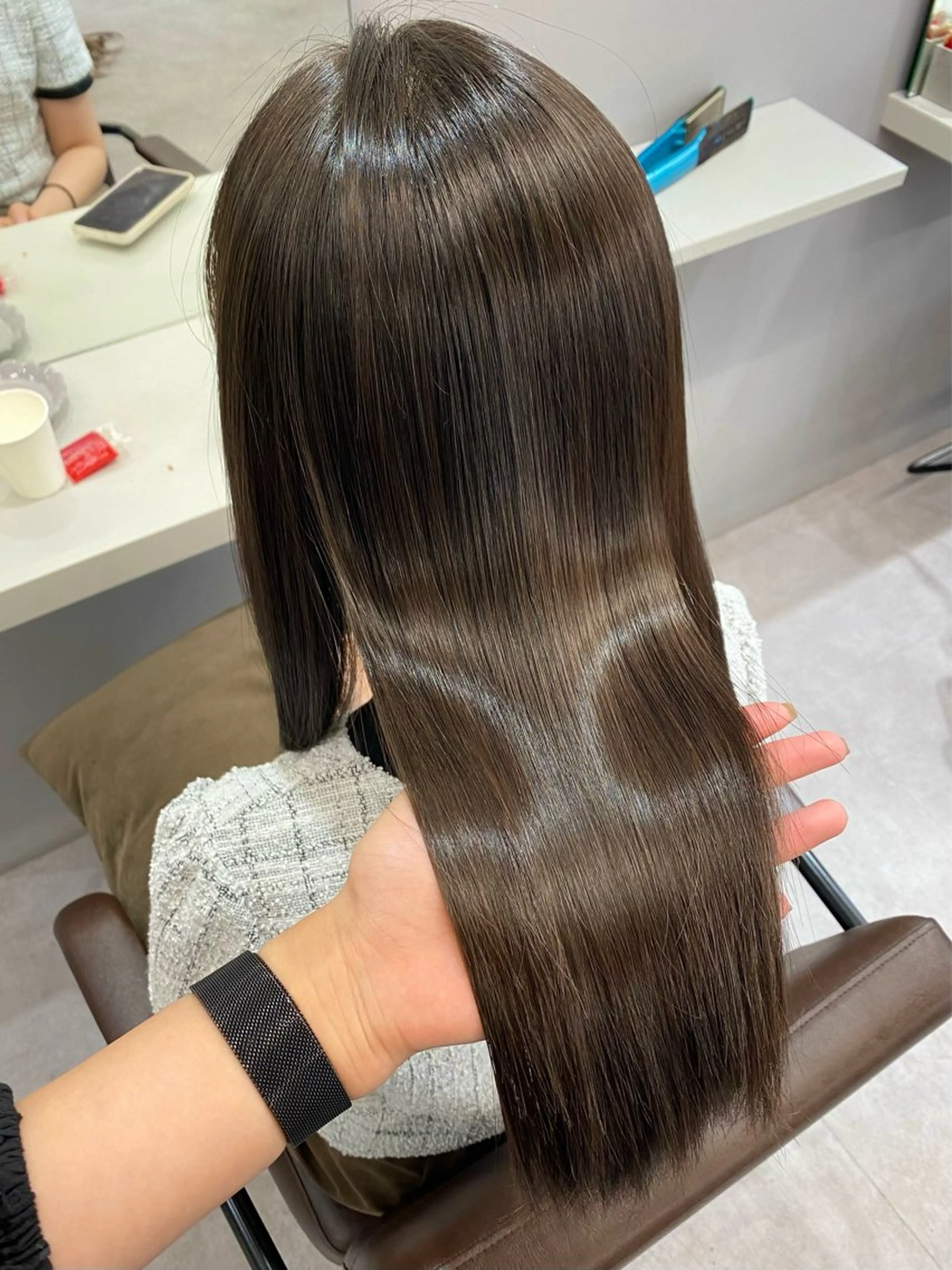 ロング 艶髪/縮毛矯正/ Core mikuaのヘアスタイル