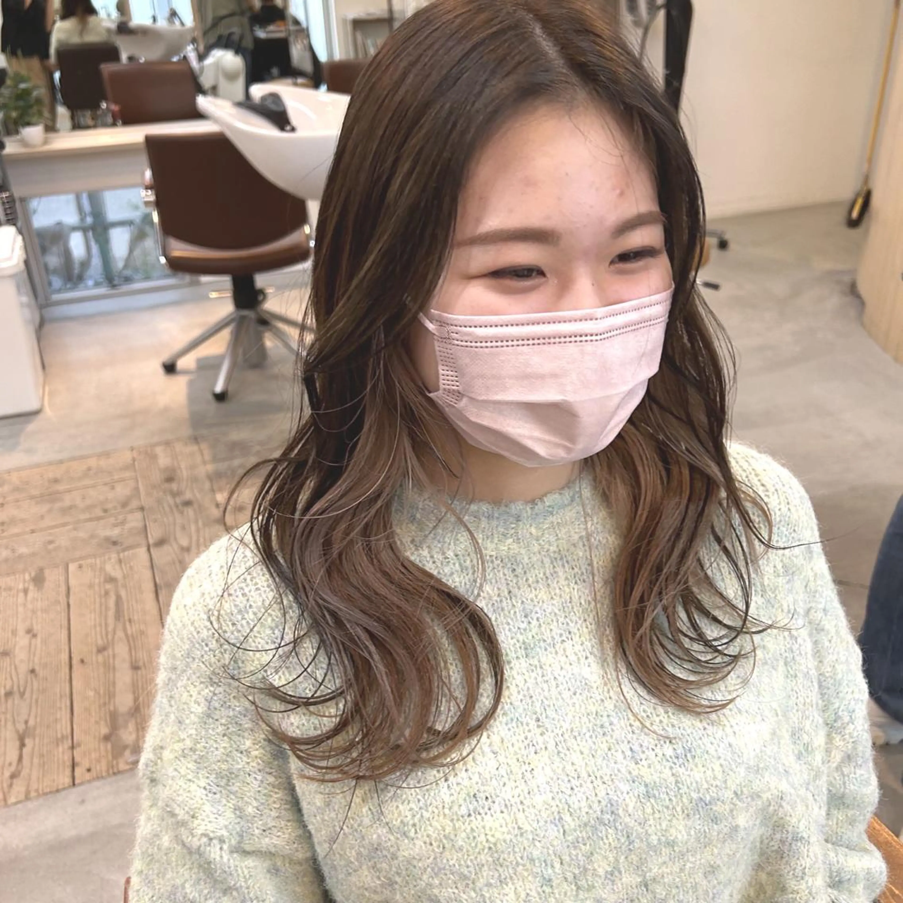 ロング カット ヘアカラー kachina所属・綿貫 美雪のヘアスタイル