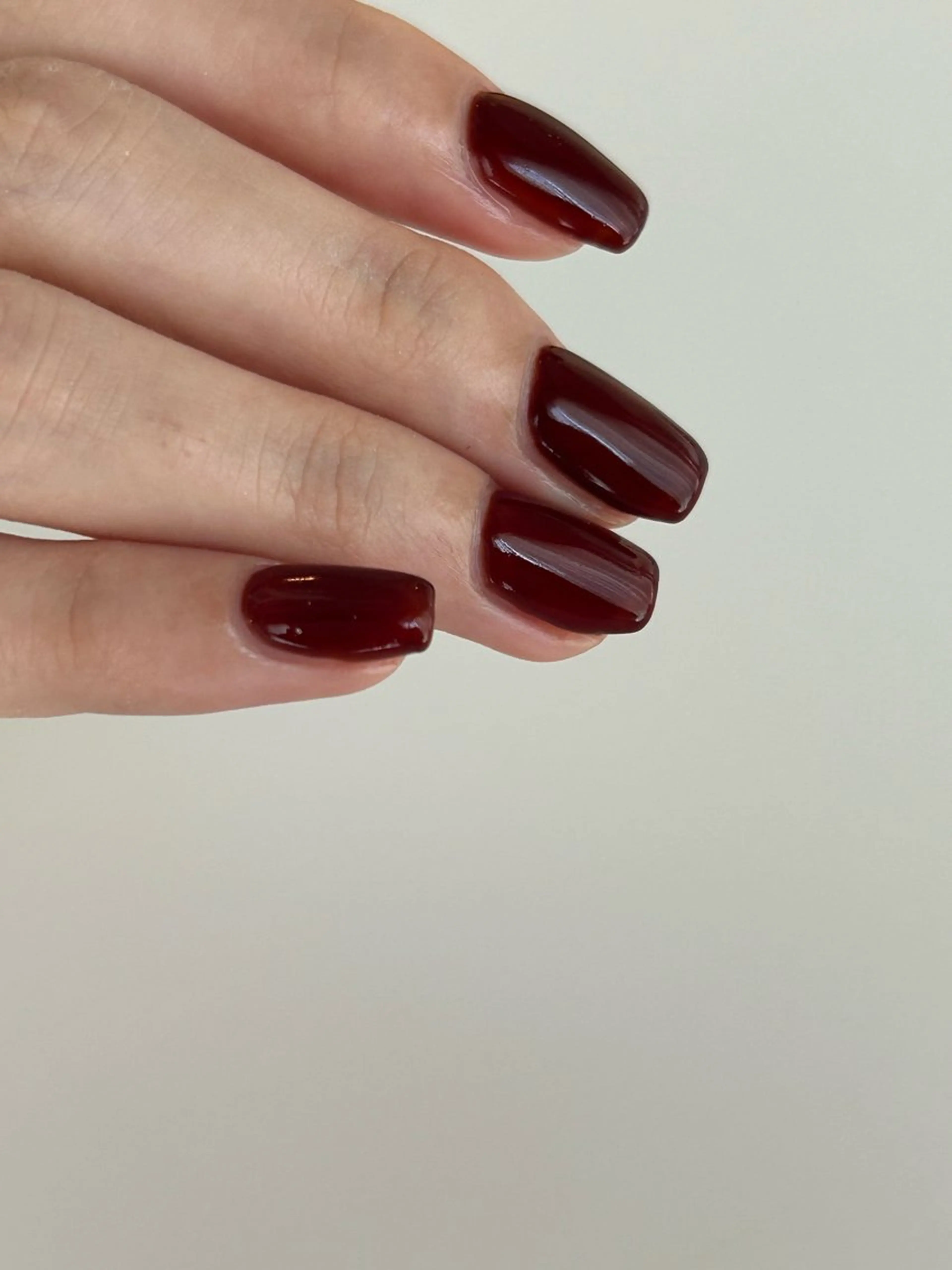 ネイル ブラウン ハンドネイル yoi_ hokazeのネイルデザイン