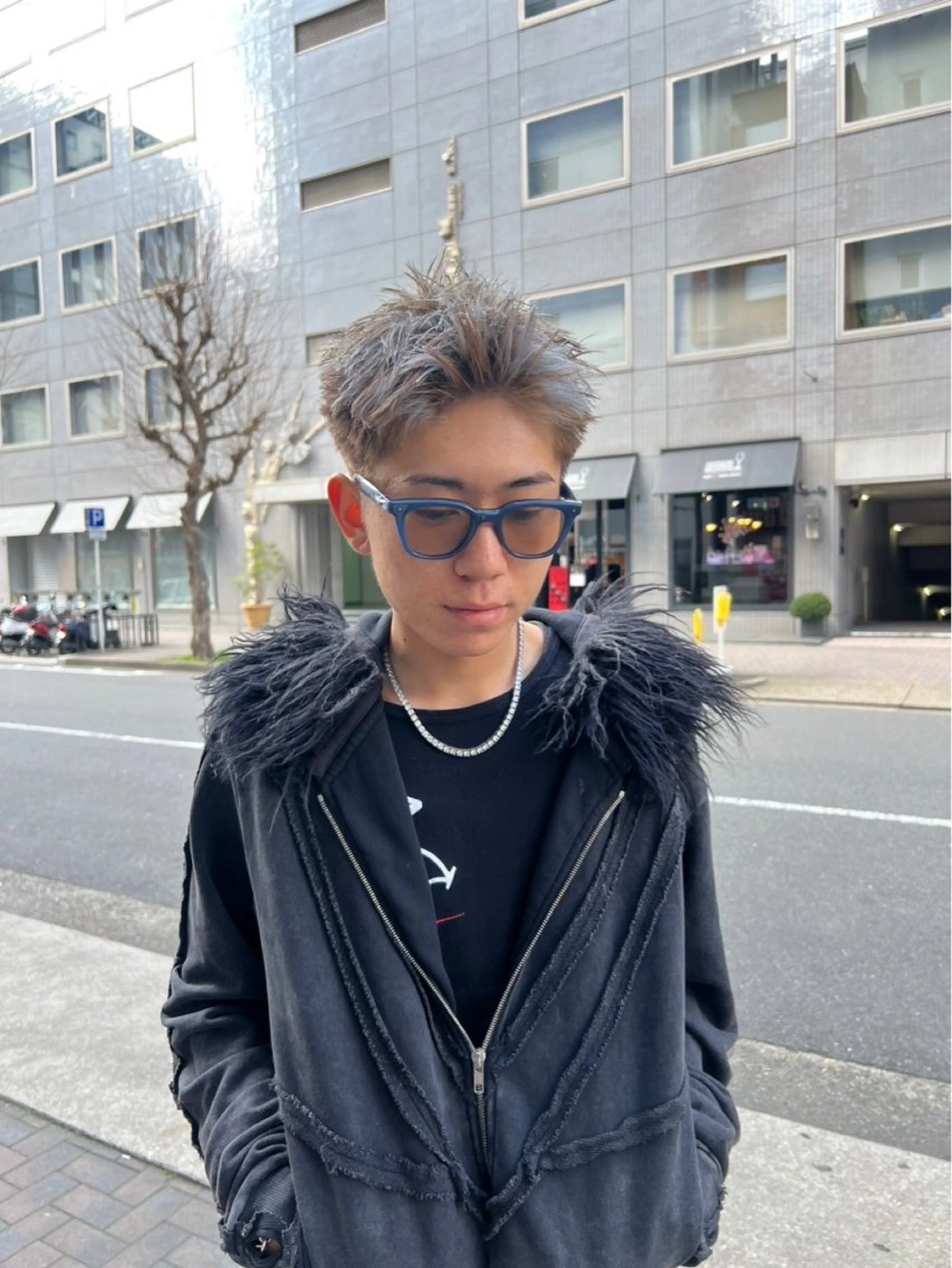 ショート カラー 名古屋栄/ブリーチ/ ボブ🧃木下桃嘉のヘアスタイル