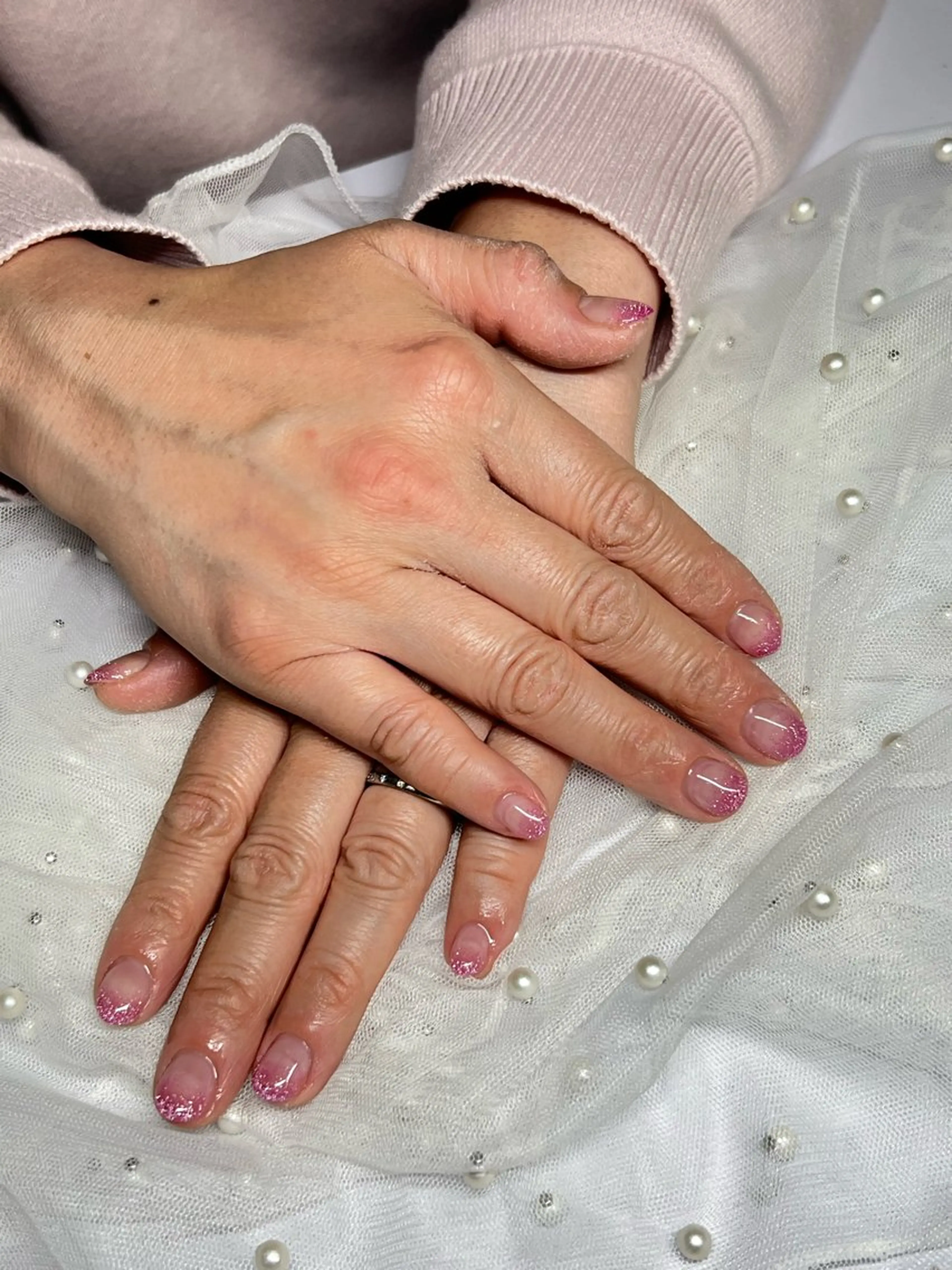 ネイル ラメ(グリッター) ラメグラデーション IROHA NAIL 聖奈のネイルデザイン