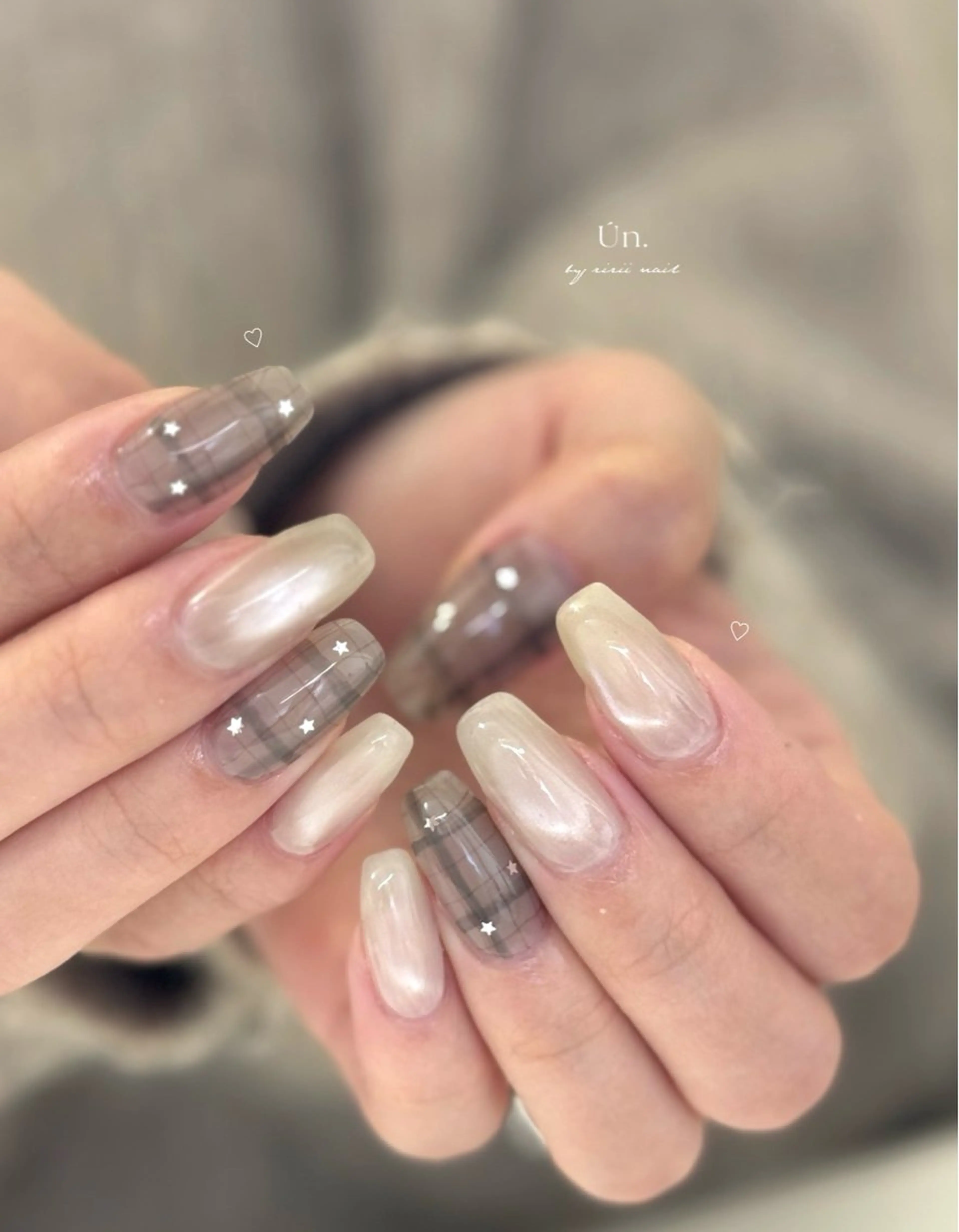 ネイル ジェルネイル 持ち込み ニュアンスネイル パラジェル シンプルネイル Ún. nail salon所属・Ún nail salonのネイルデザイン