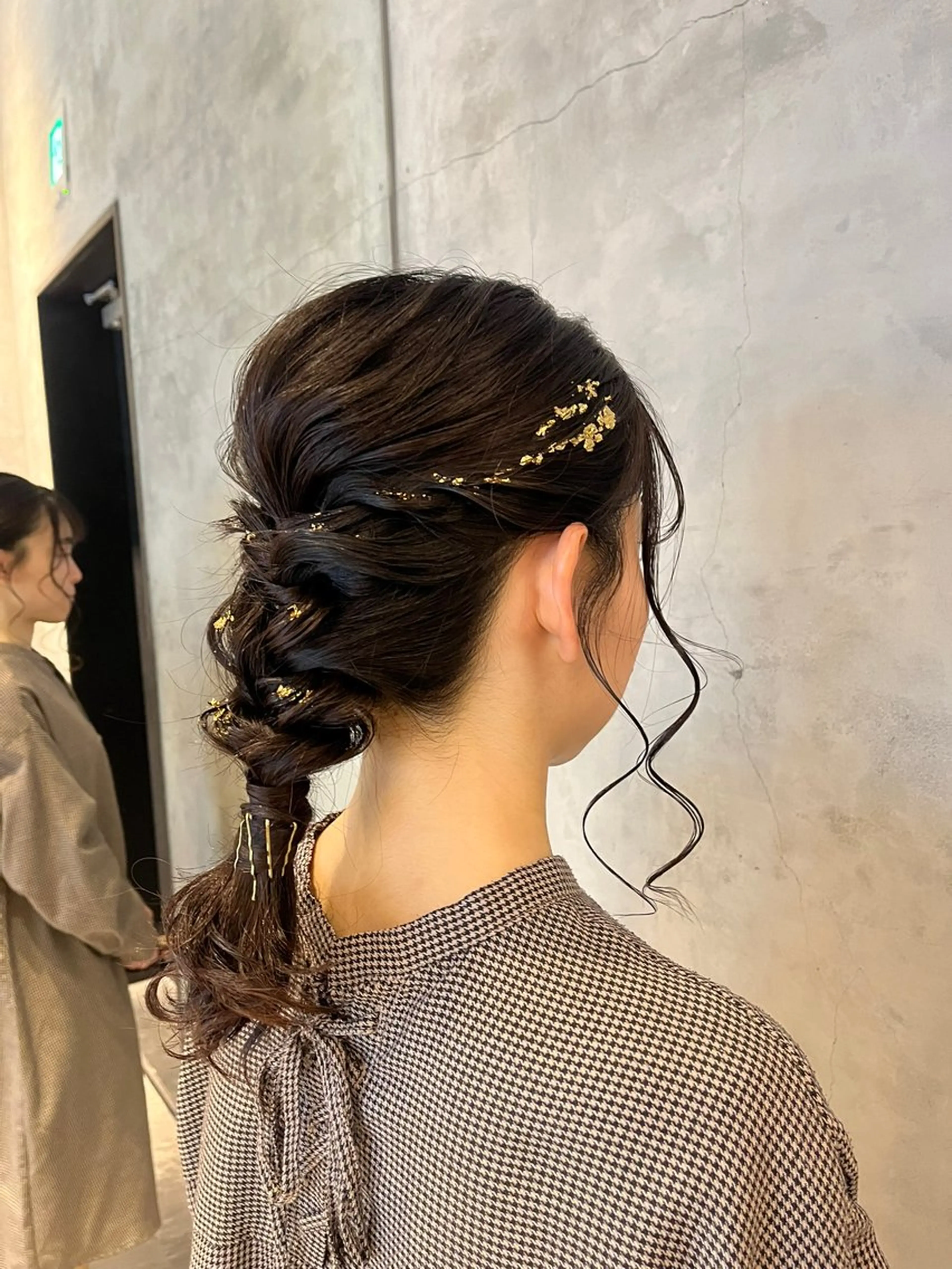 ショート カラー ヘアアレンジ ヘアセット 🌱ボブ/レイヤー/ ベージュ/あやみ✨のヘアスタイル