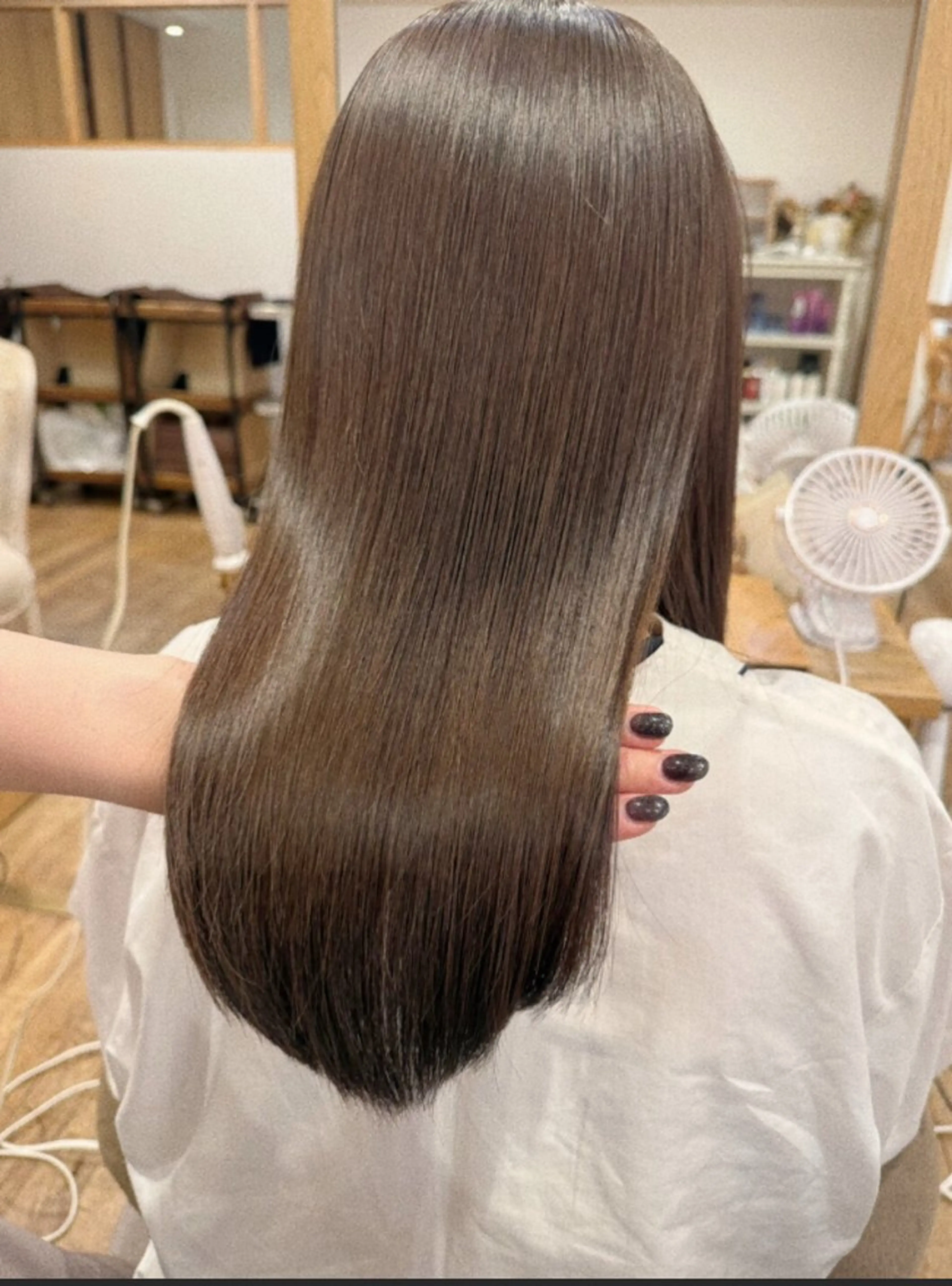 ロング 縮毛矯正 きょうか 縮毛矯正モデル募集中のヘアスタイル