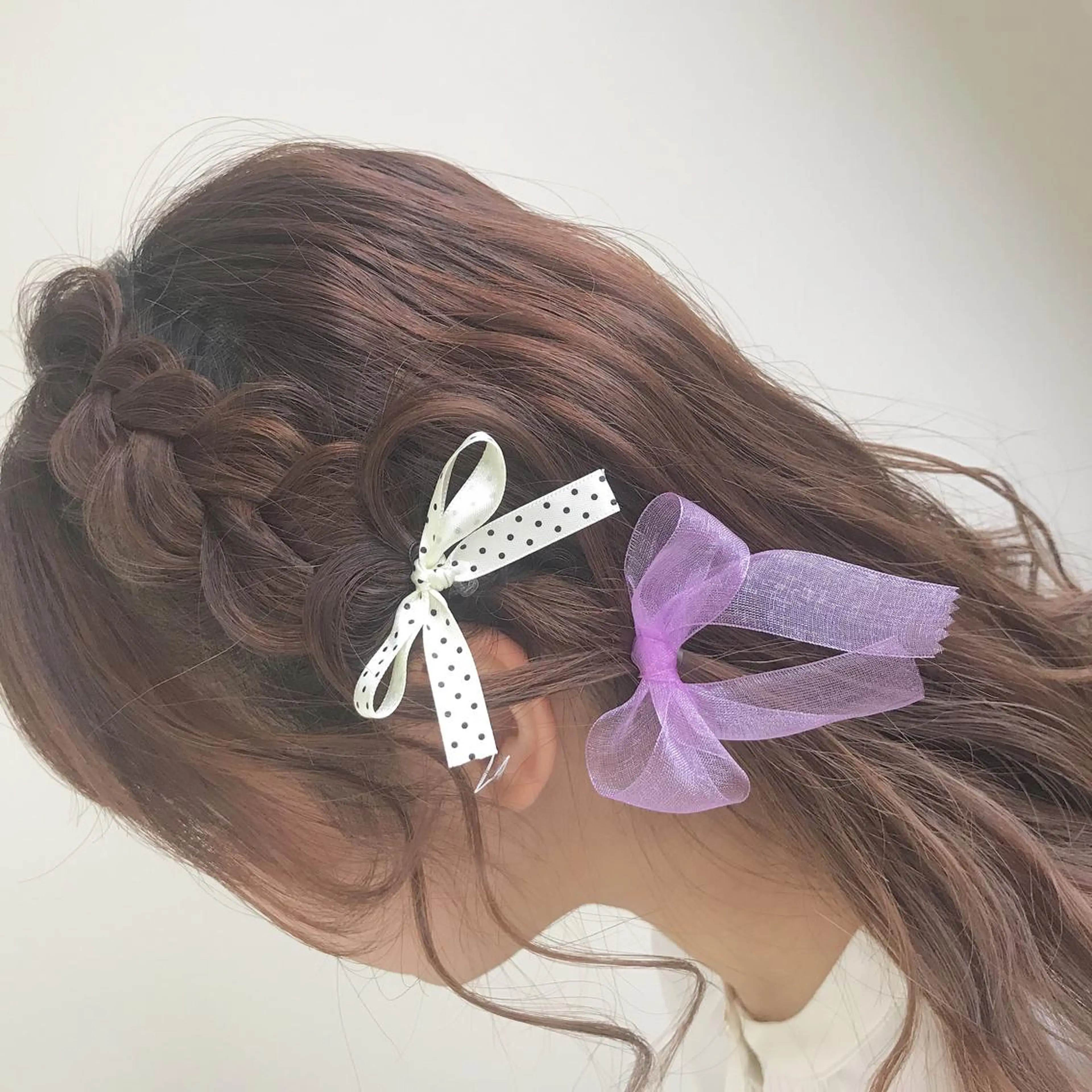 ヘアアレンジ カチューシャ ヘアセット 顔まわり‎🤍小顔 カット🤍みさきのヘアスタイル