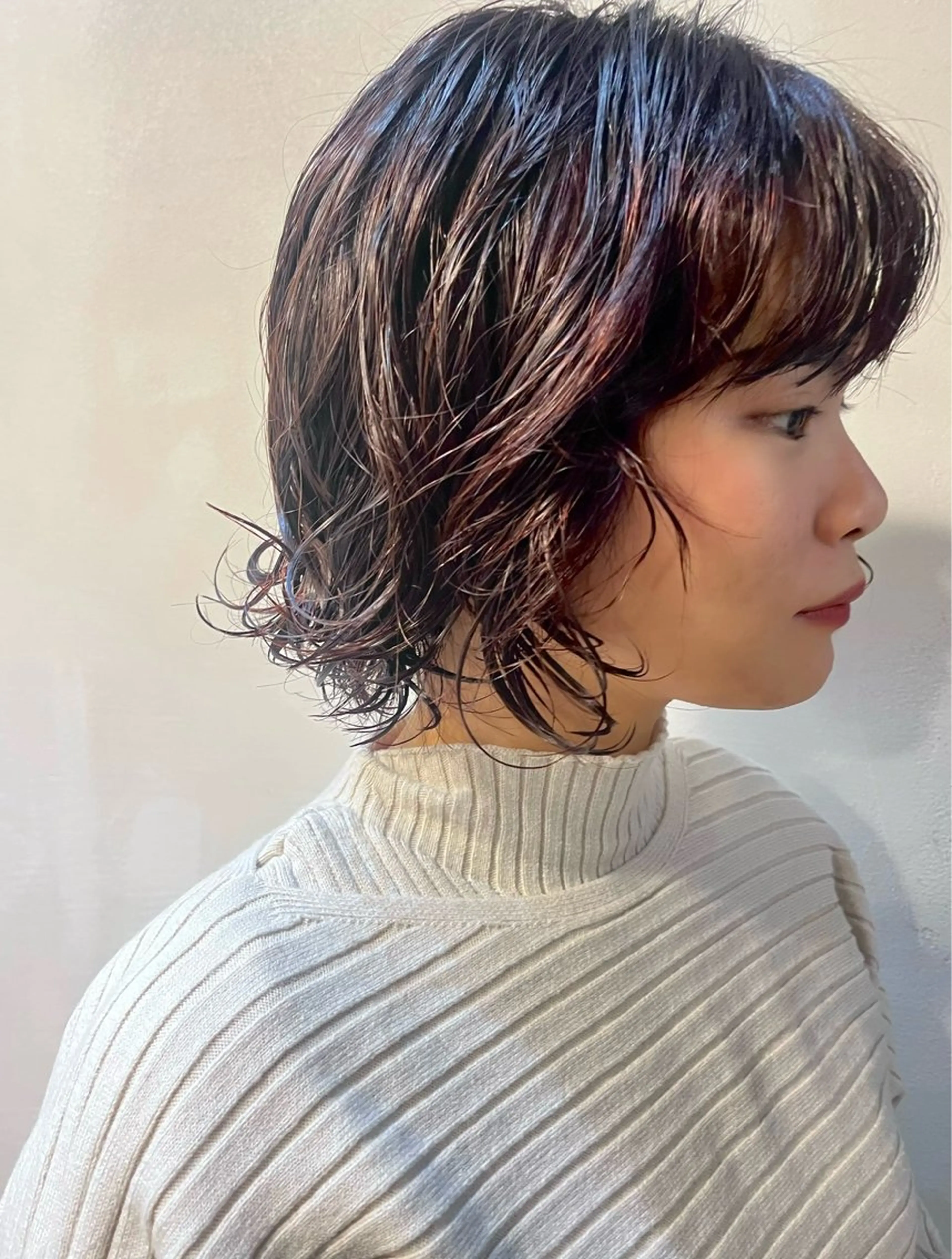 【U24】【女性限定】【9月3名様限定】カット+前髪パーマ+トリートメント💡今だけ¥11000→¥5500の写真