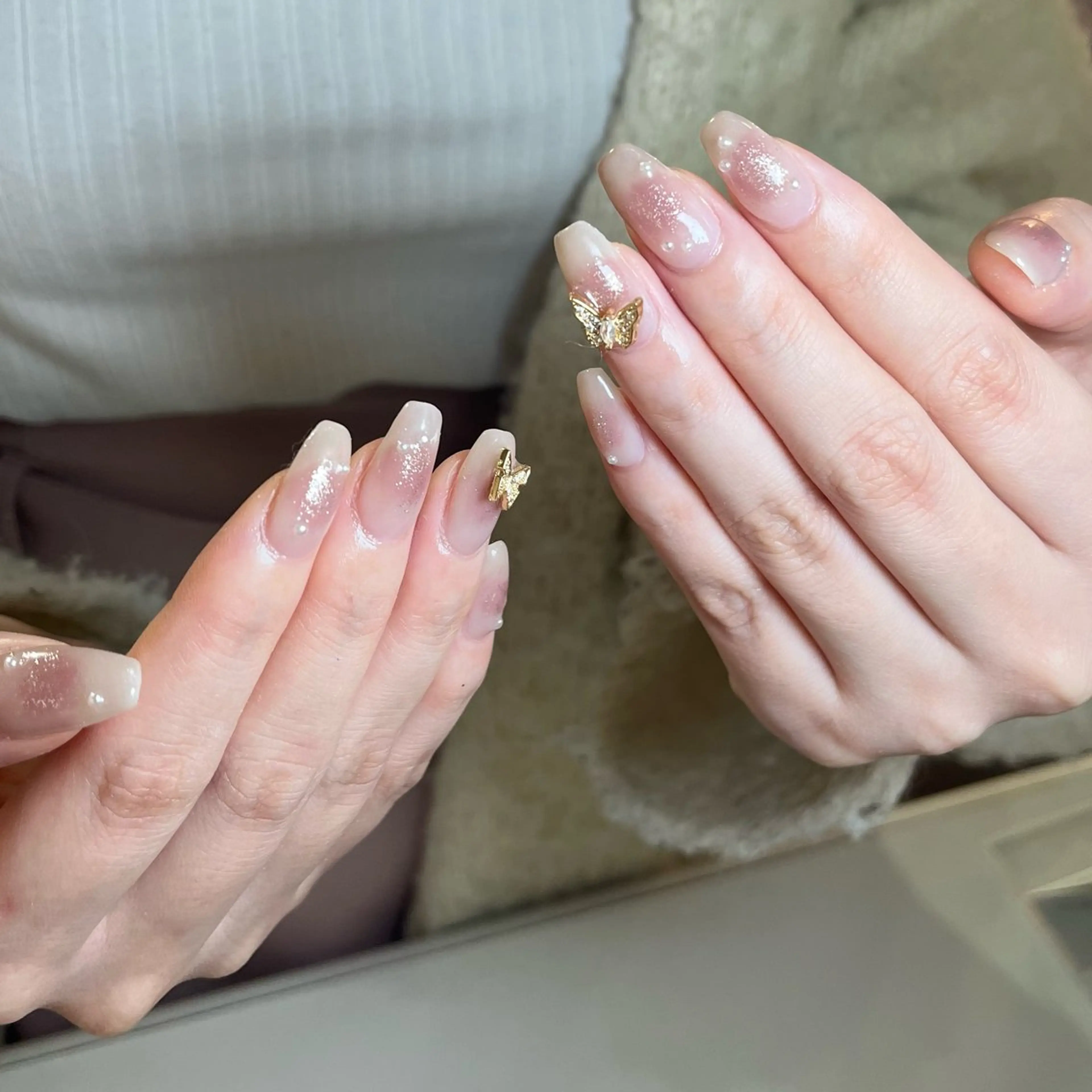 ネイル チークネイル D.d Haruka /y2k/持ち込みのネイルデザイン