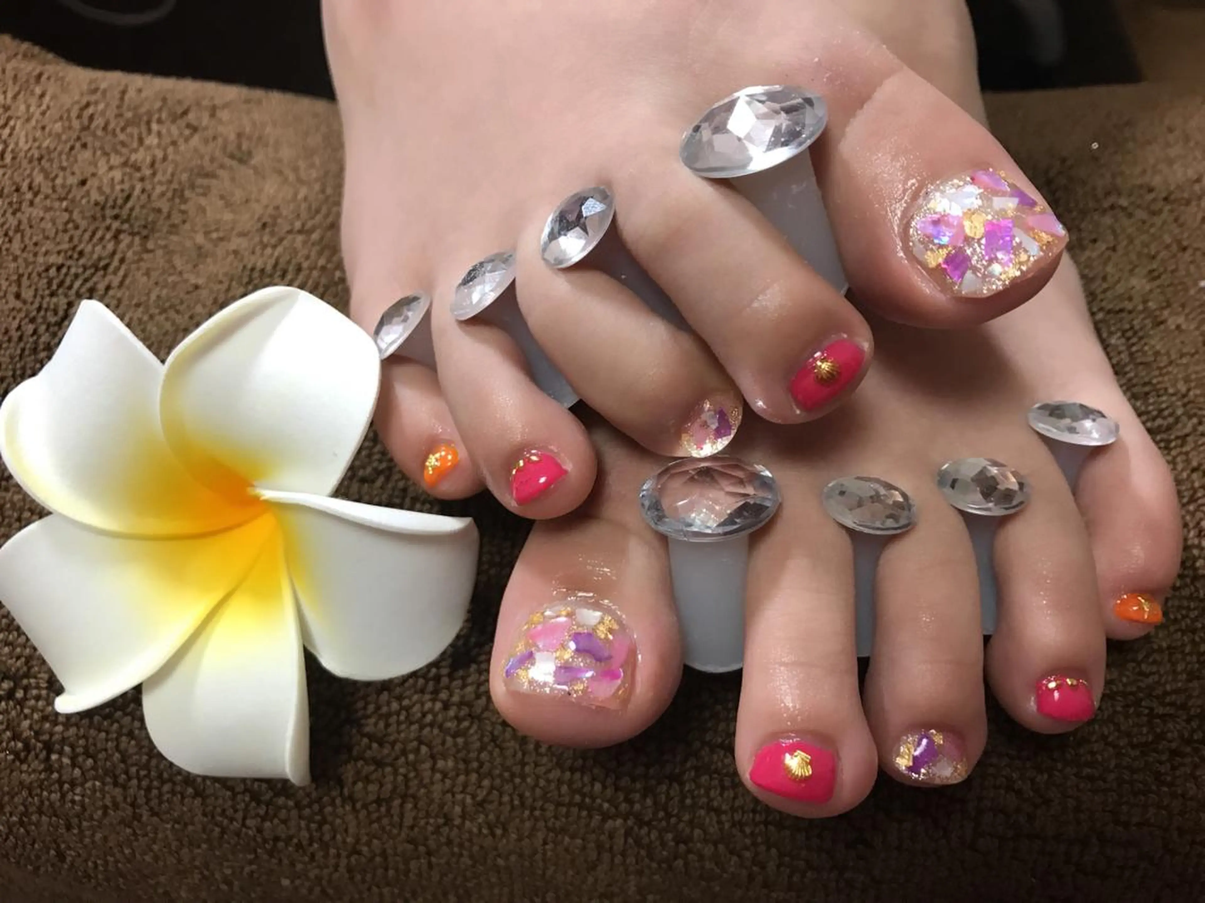 ネイル 夏ネイル フットネイル Nail Salon macherieのネイルデザイン