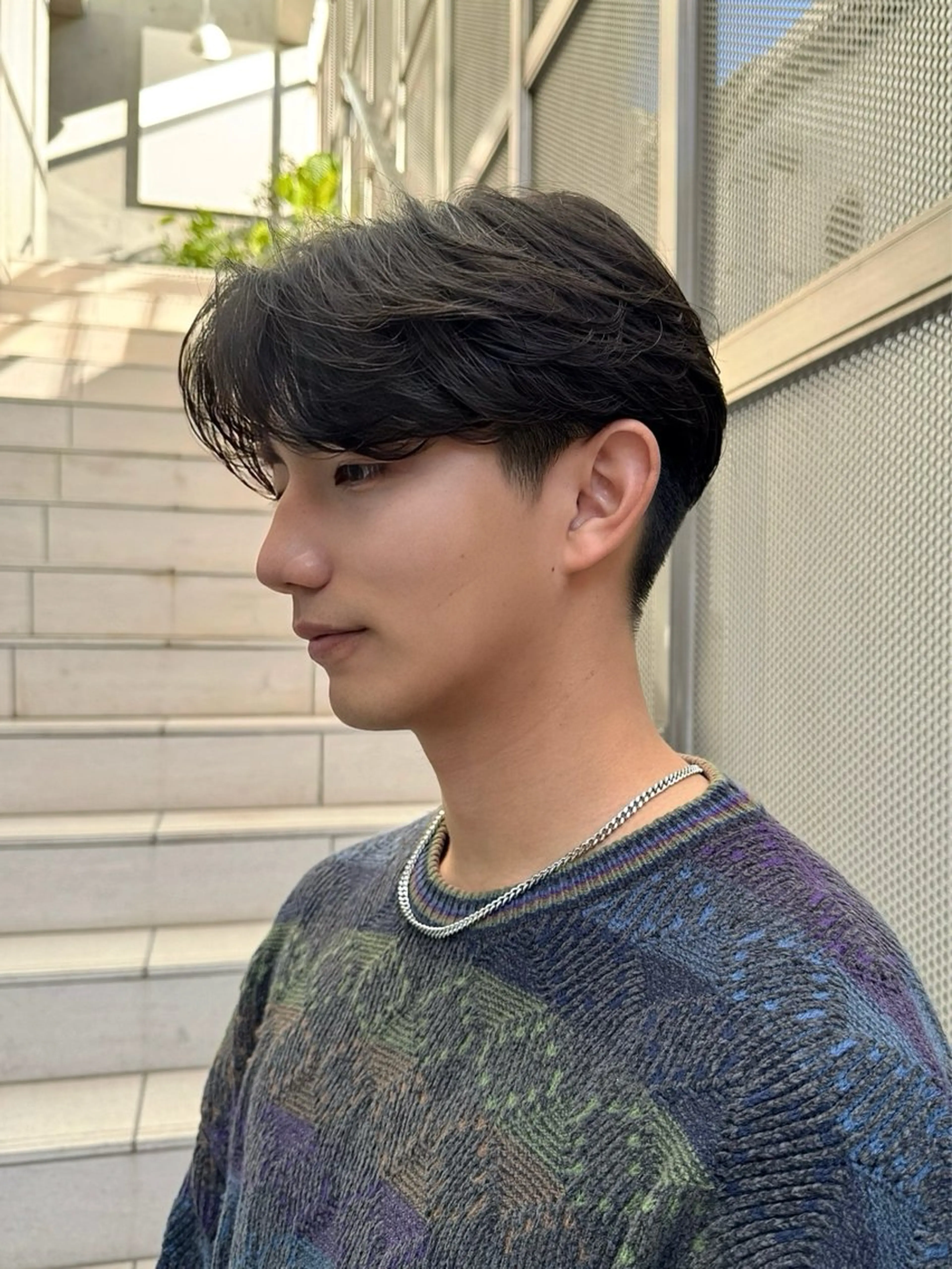 メンズ nicoTOKYO 原宿所属・センターパート /メンズ/海野颯生のヘアスタイル