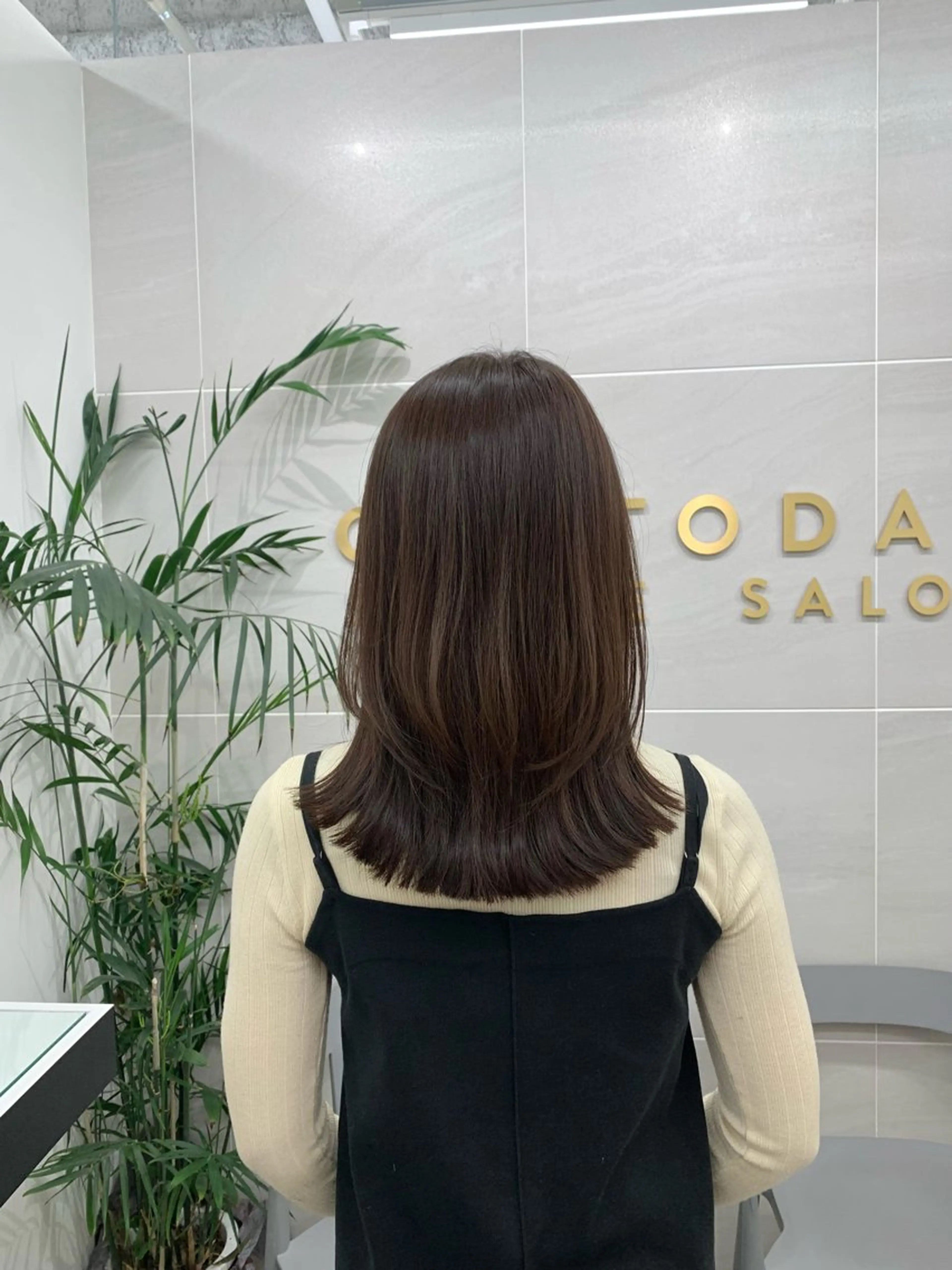 ミディアム カラー ブラウンカラー カット ヘアカラー ヘッドスパ 本格ヘッドスパ🌿 ×ヘア 佐藤のヘアスタイル