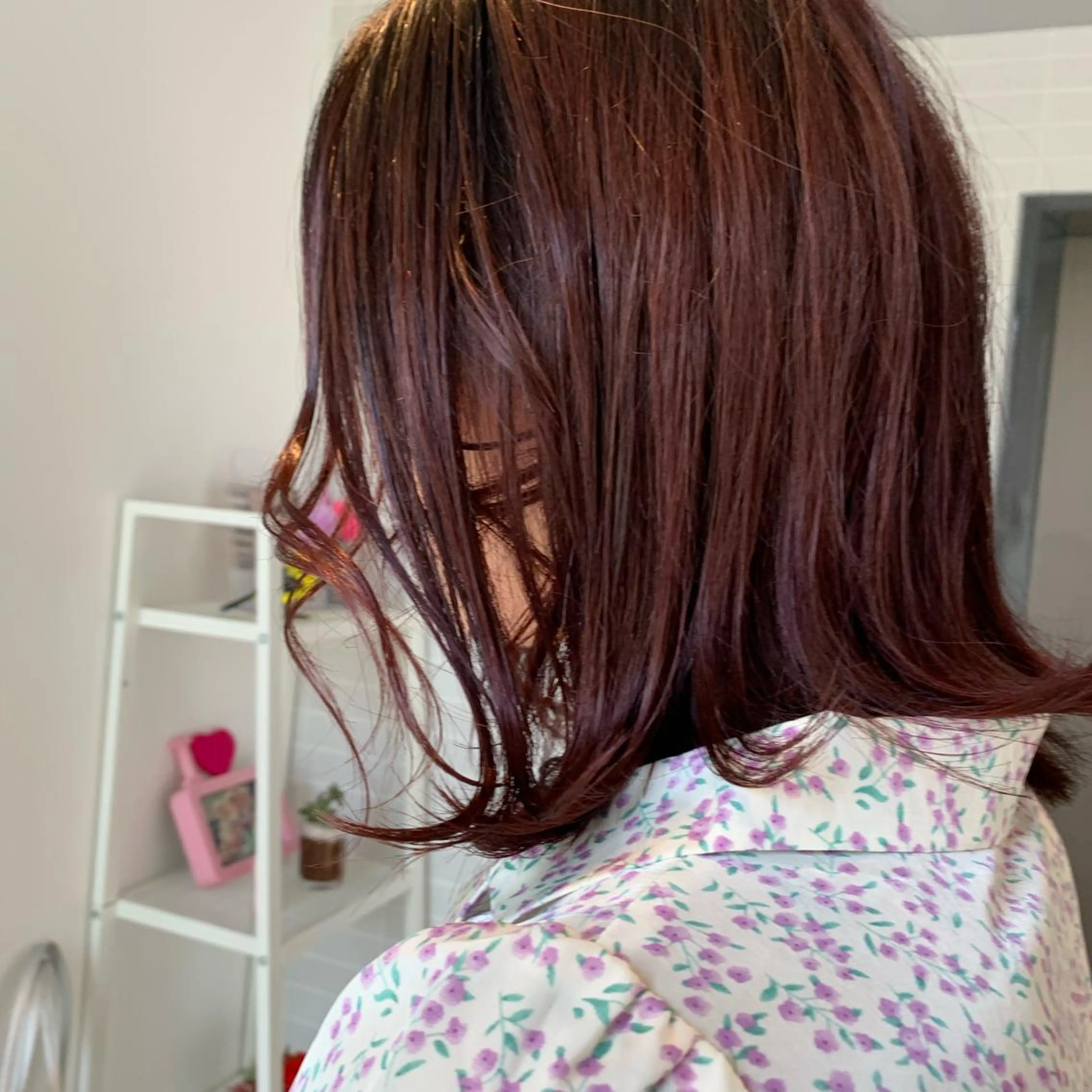 ミディアム カラー ボブ/暖色/デザイン KOYUKI⛄️のヘアスタイル