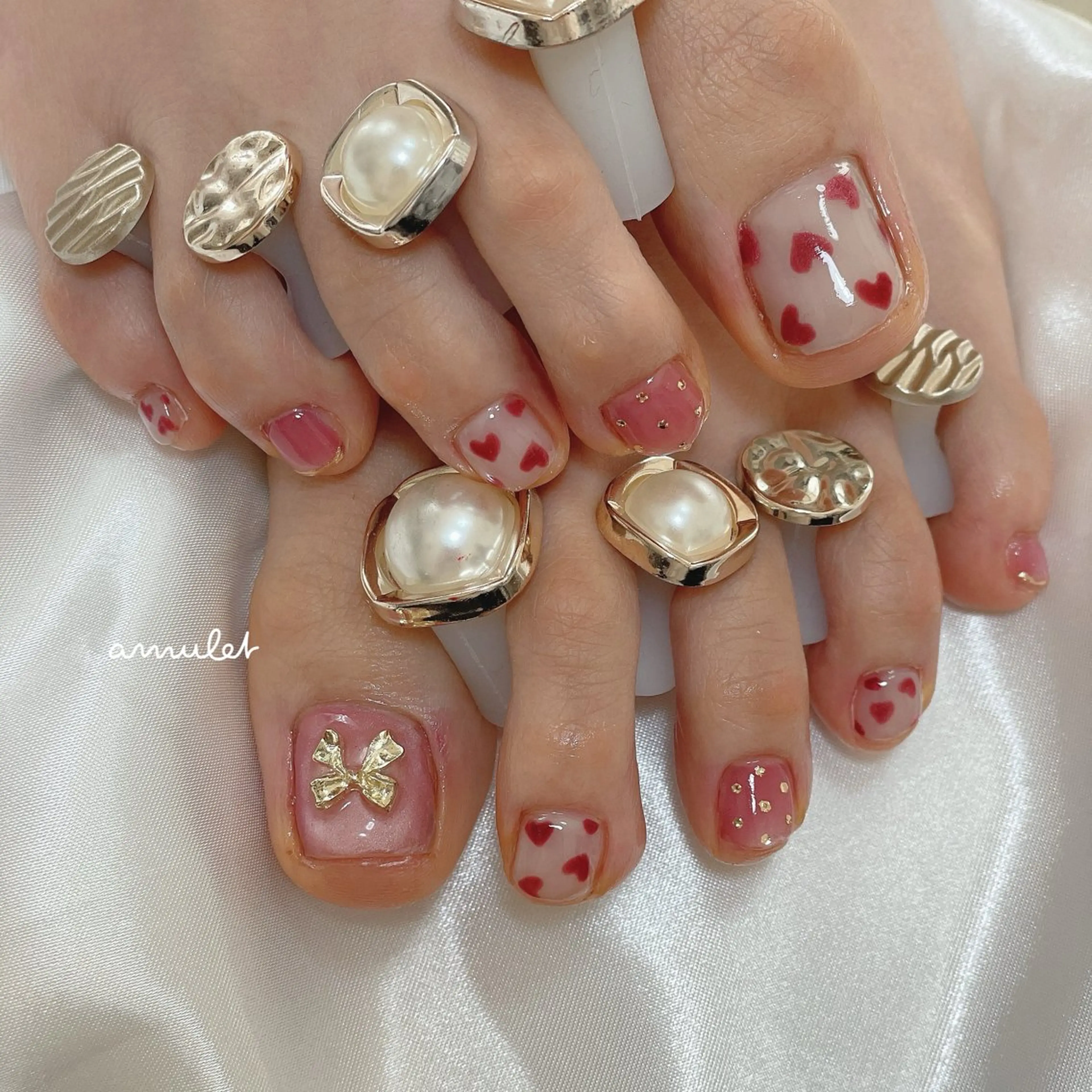 ネイル バレンタイン amulet TOMOMIのネイルデザイン