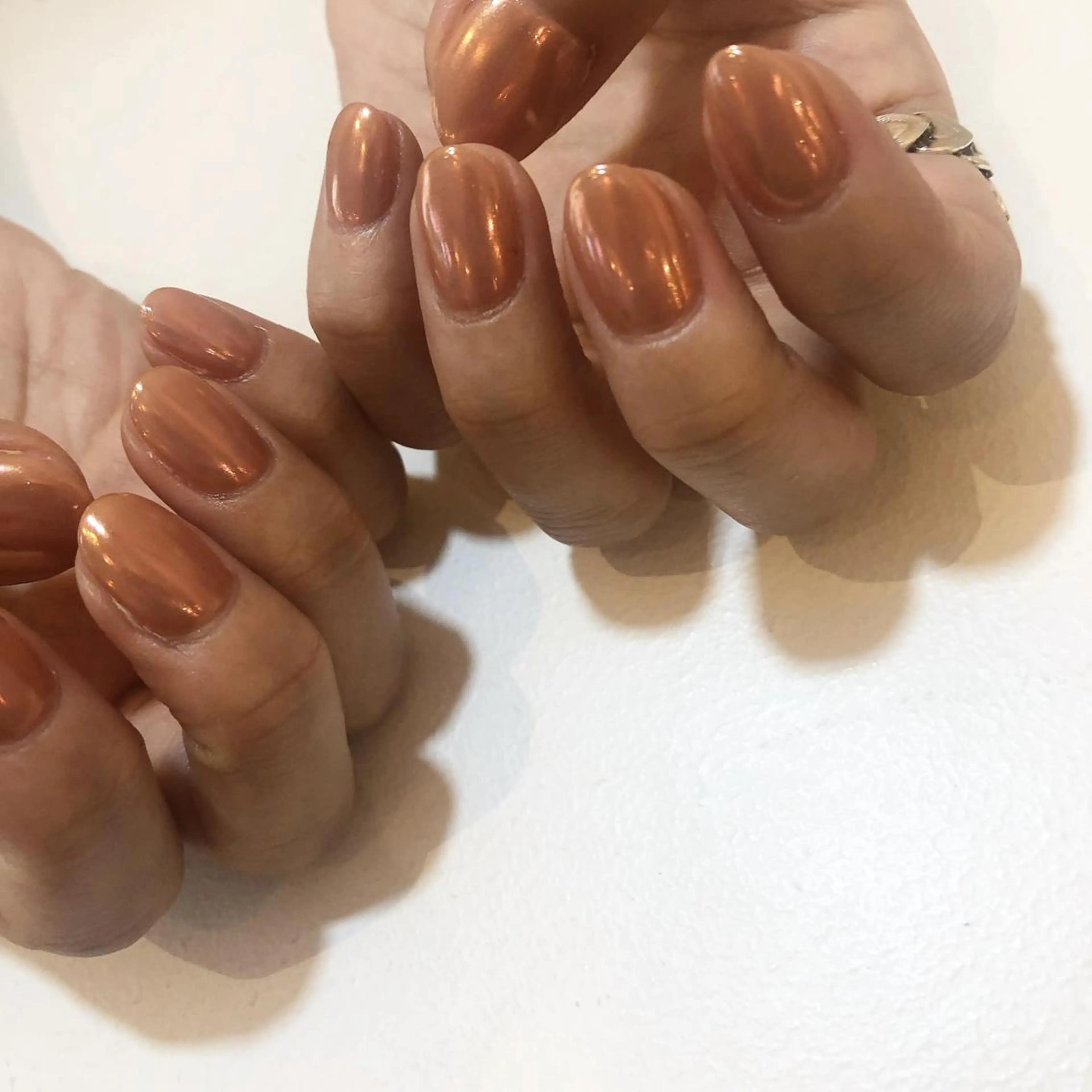 mirror nail（オフ有／無）🪞（土曜日+500円）の写真