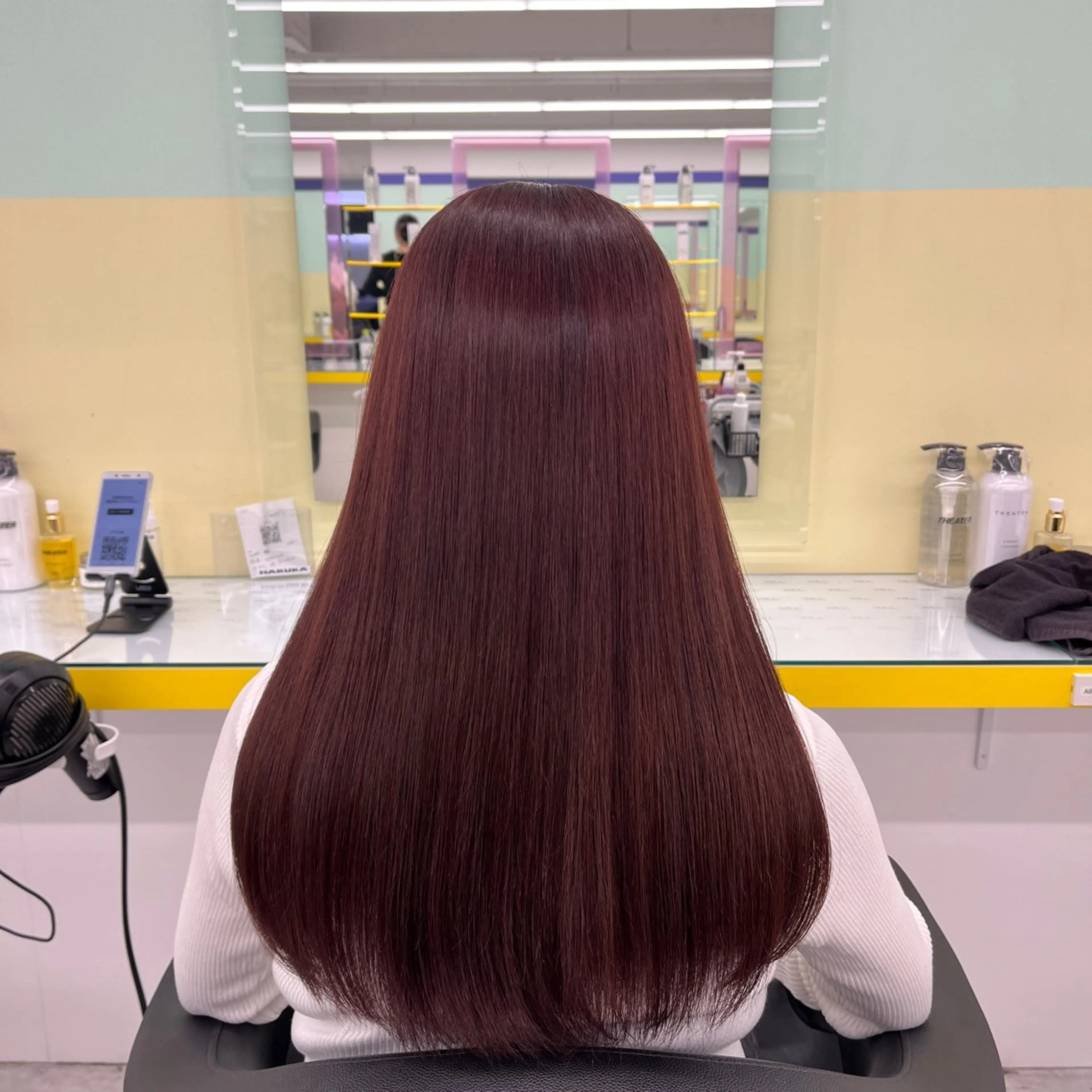 ロング カラー ヘアアレンジ ヘアカラー トリートメント ヘアセット 🎀Girly艶髪カ ラー🎀Harukaのヘアスタイル