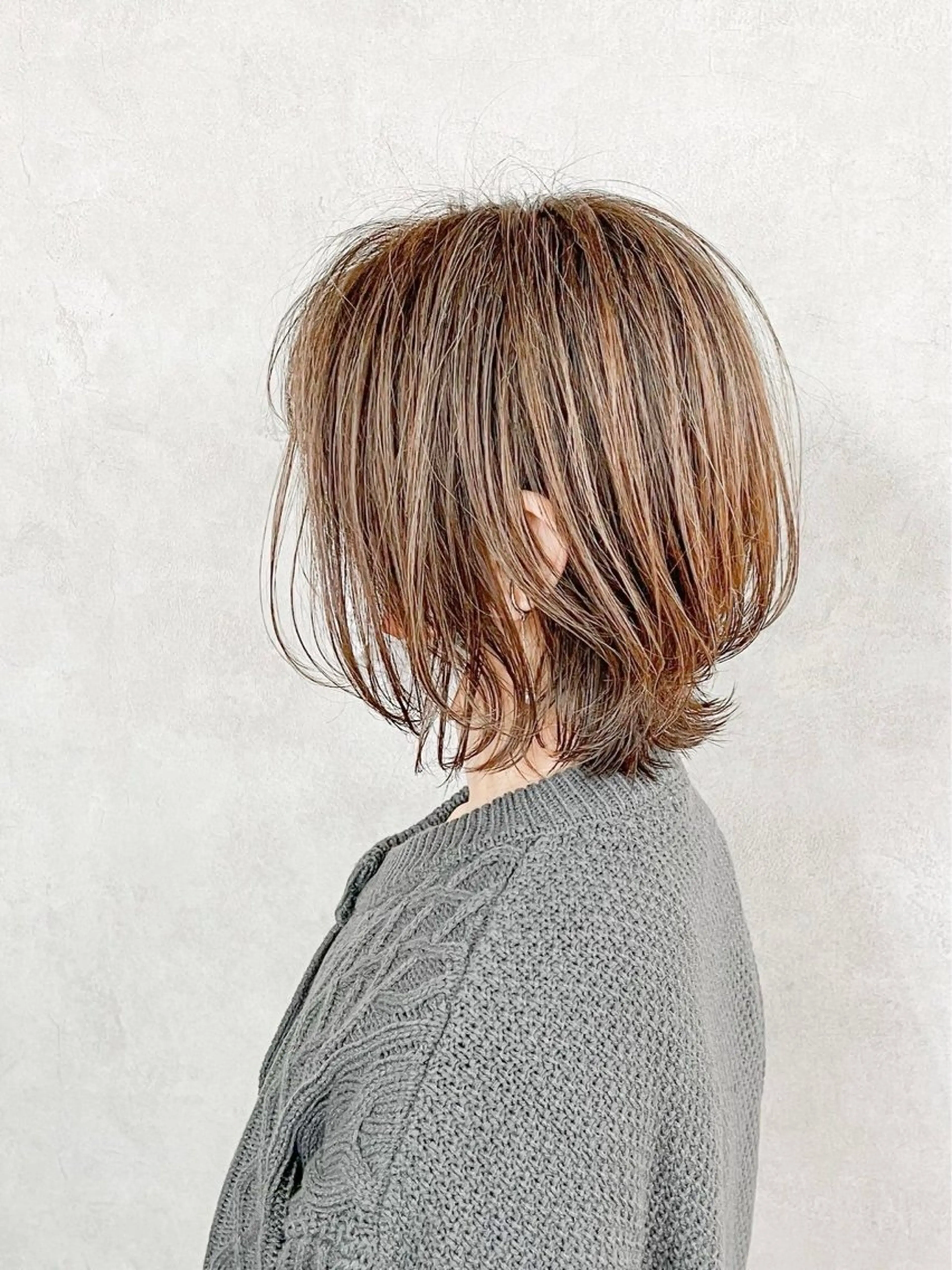 ミディアム メンズパーマ 特化中澤のヘアスタイル