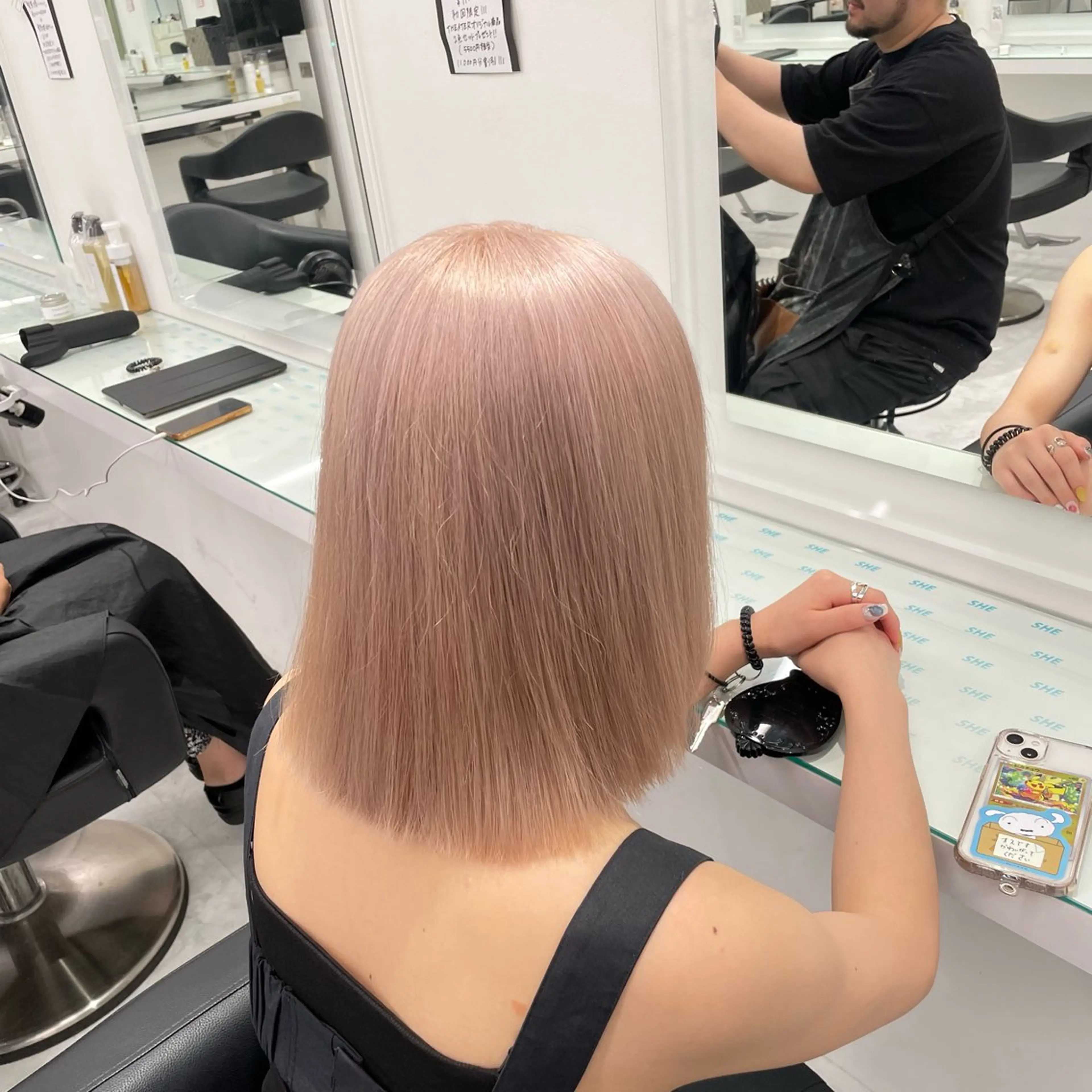 ロング カラー ヘアカラー トリートメント ヘッドスパ ヘアセット 暖色🩷透明感カラー ♡Maika♡のヘアスタイル