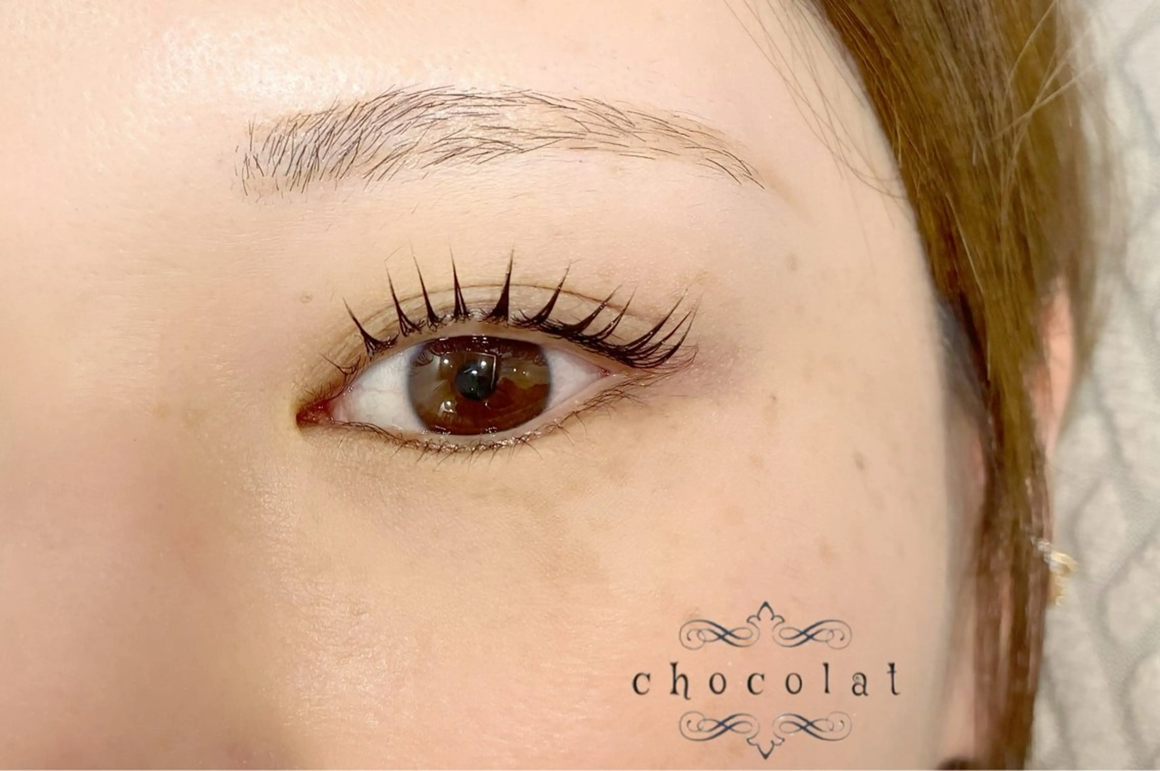 マツエク・マツパ パリジェンヌラッシュリフト パリジェンヌ取り扱い店　chocolat【ショコラ】所属・岩井 羅菜のマツエク・マツパデザイン
