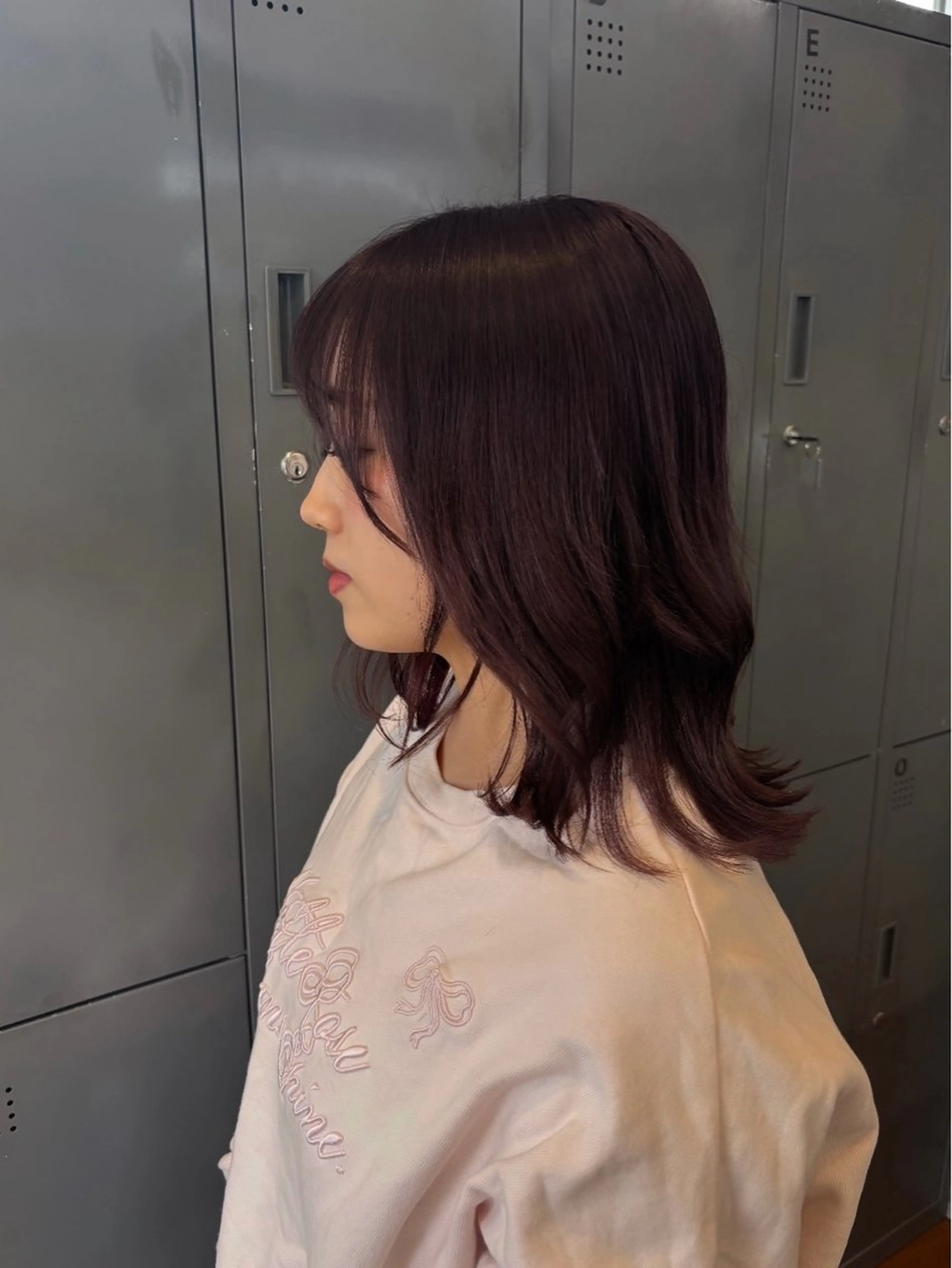 ミディアム ☘️かわいいハイトー ン☘️nonokaのヘアスタイル