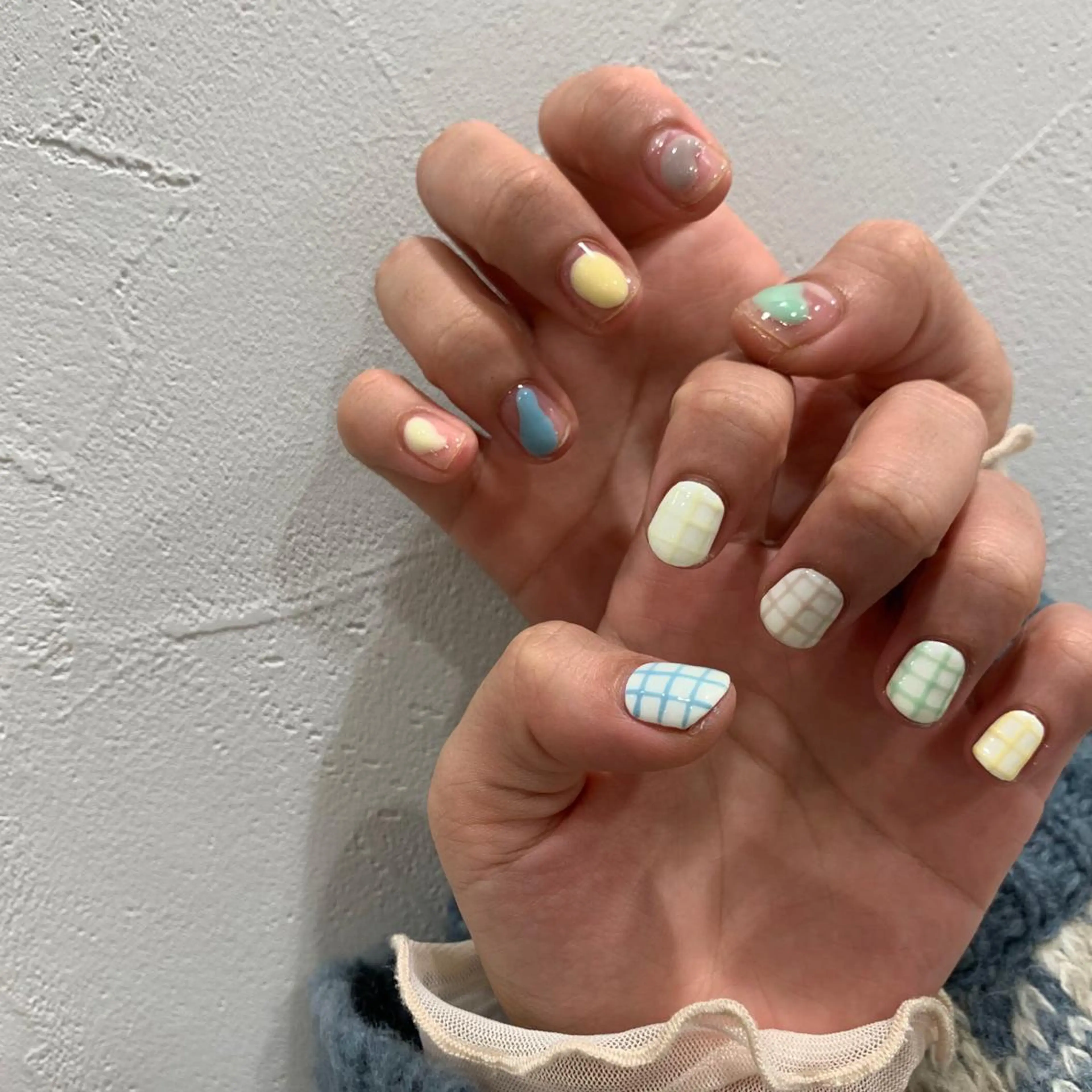 ネイル シンプルネイル ハンドネイル 佐藤 まりえのネイルデザイン