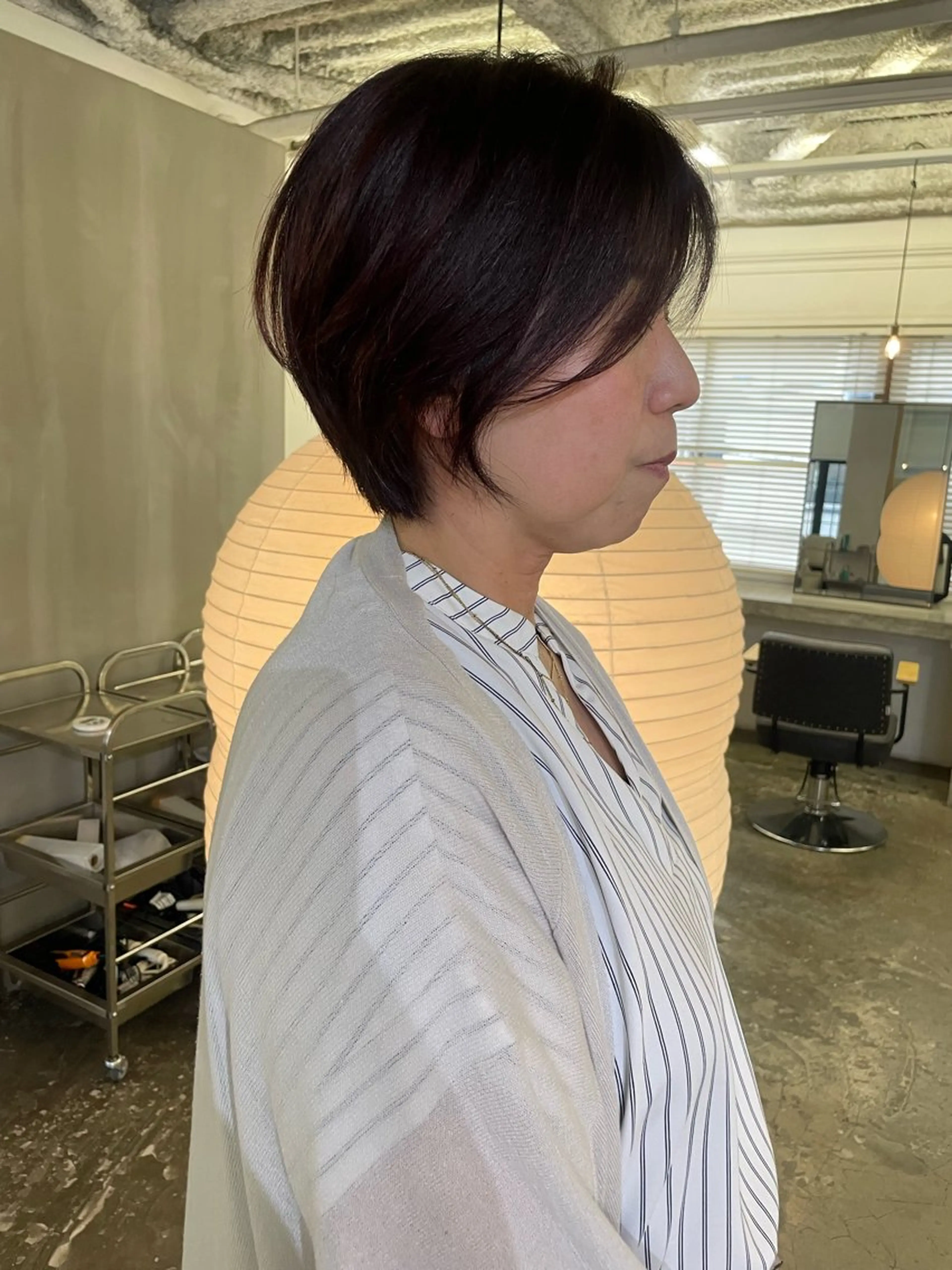 レディースショート（３センチ以上切る）の写真