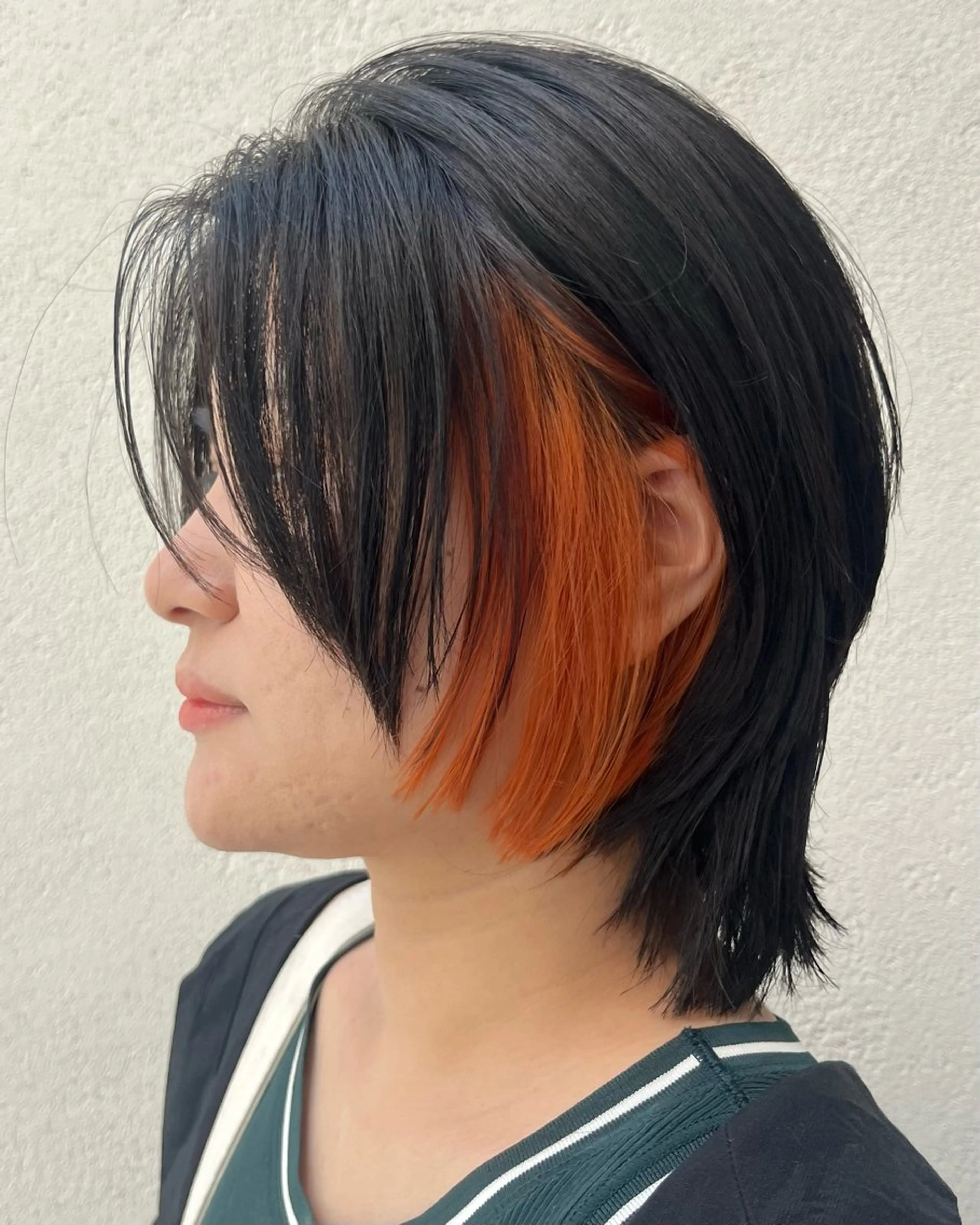 ミディアム ウルフカット カット ヘアカラー パーマ/縮毛矯正 揚村武斗のヘアスタイル