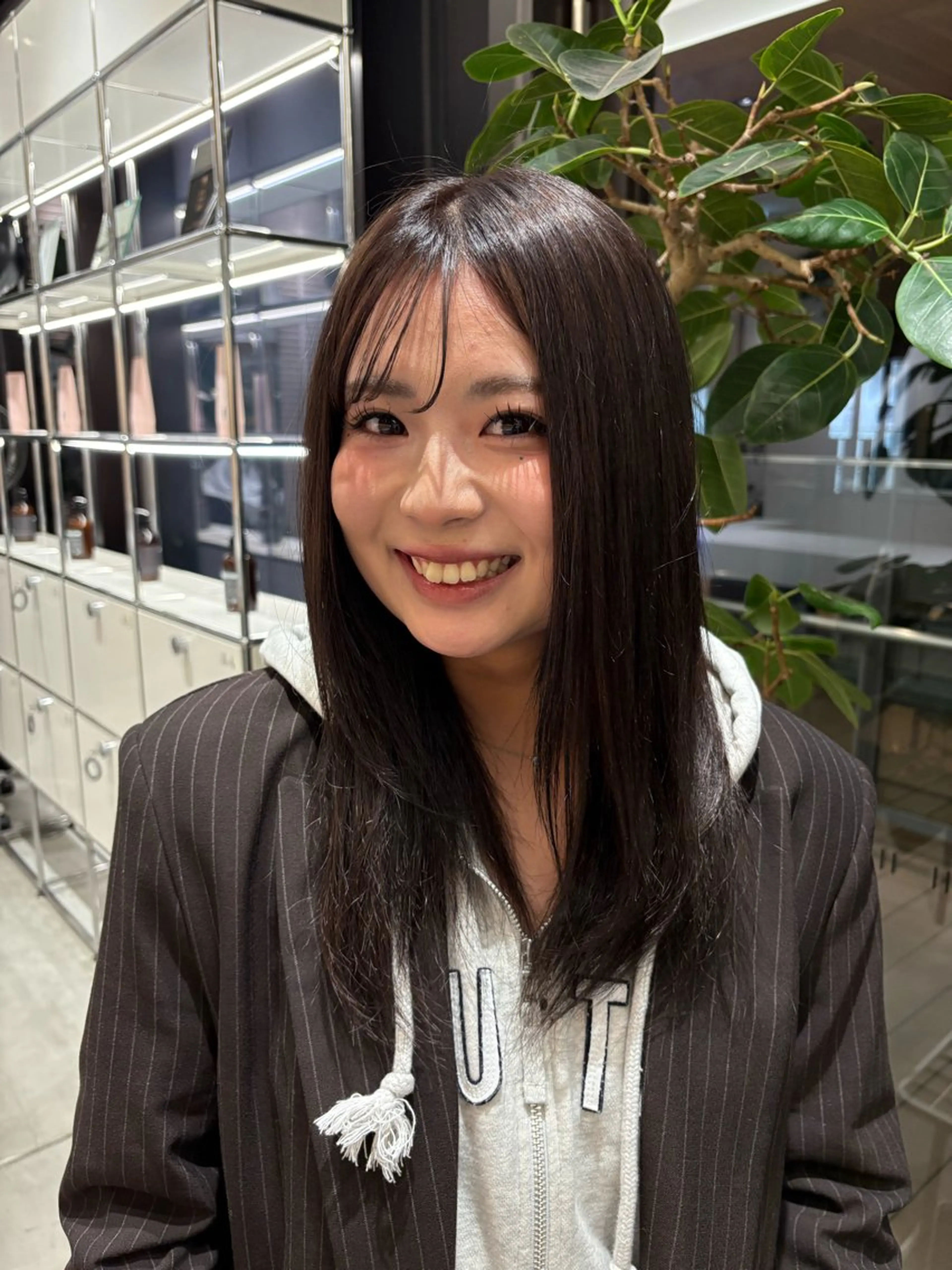 セミロング ヘアカラー stair:case ✨加藤由都✨のヘアスタイル